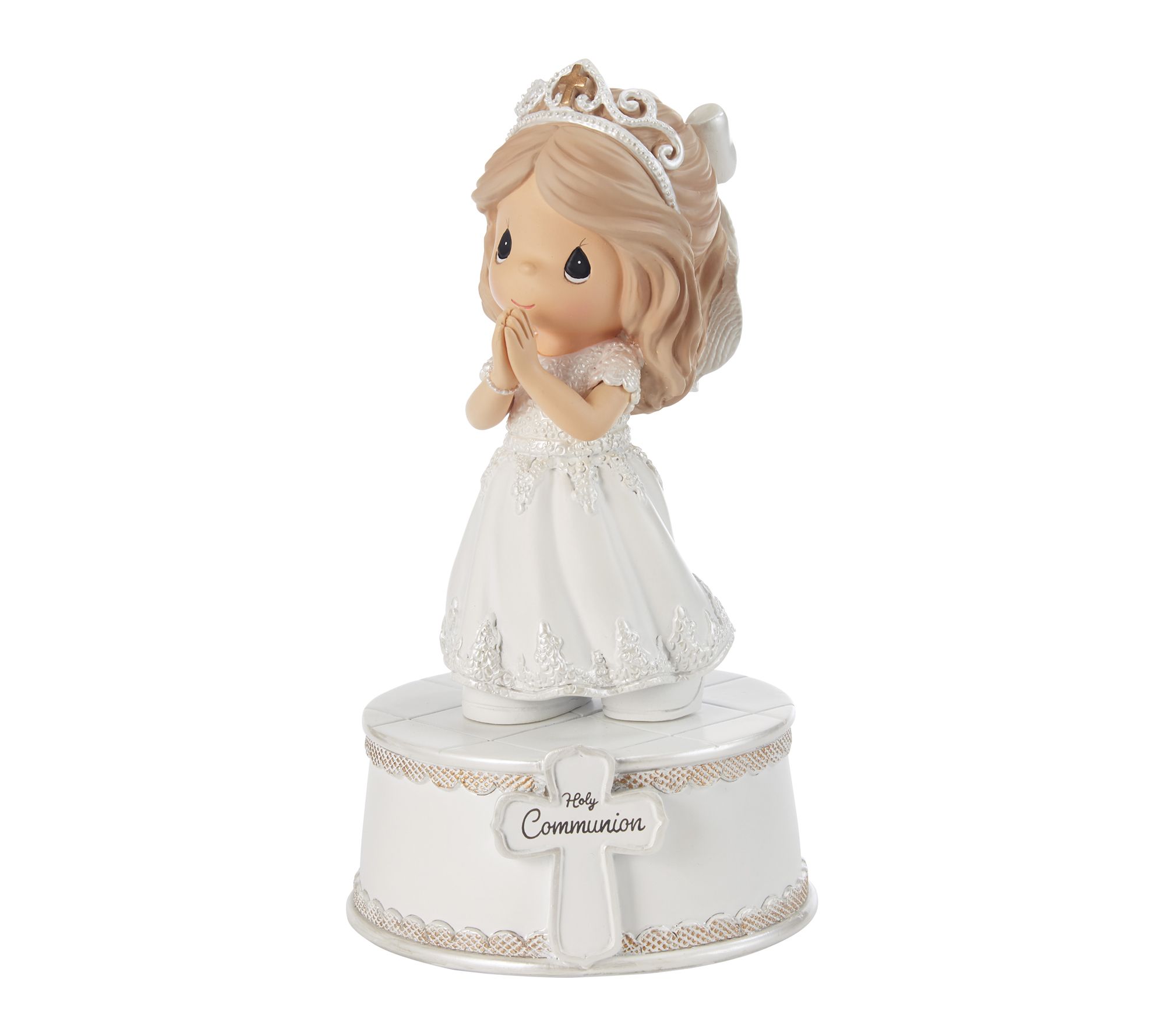 Precious Moments First Communion Girl Musical Figurine