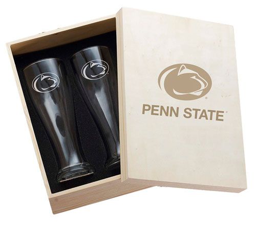 Wendell August NCAA 2pc Pilsner CollectorsBox Set