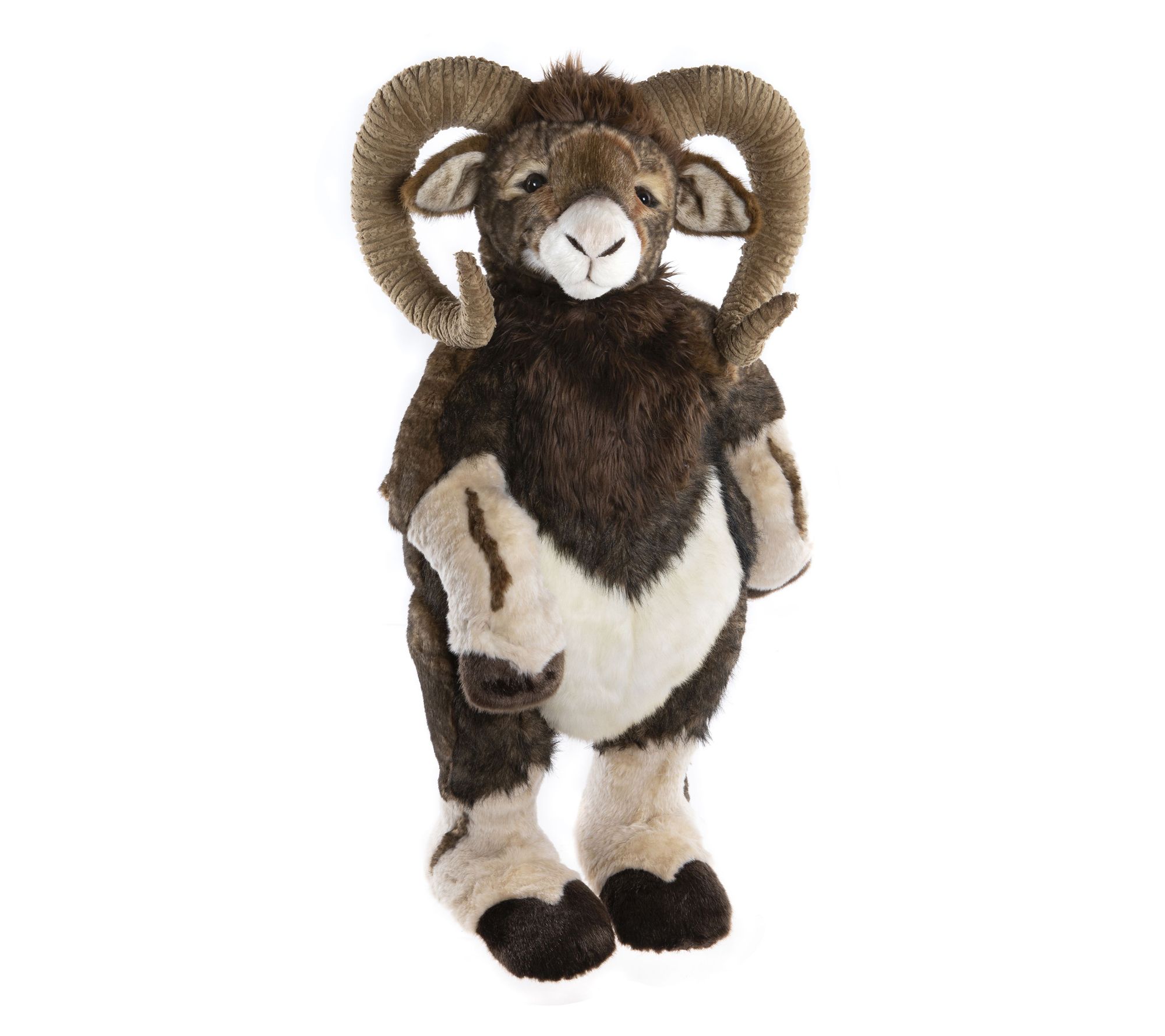 Charlie Bears Voyager 30" Plush Mouflon with Curling Horns