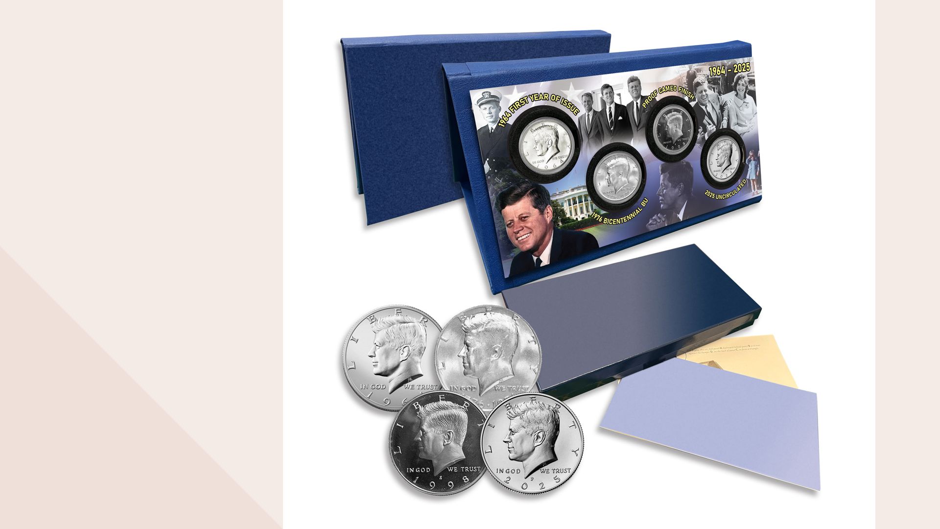 JFK Half Dollar 4 Coin Legacy Set 1964 - 2025