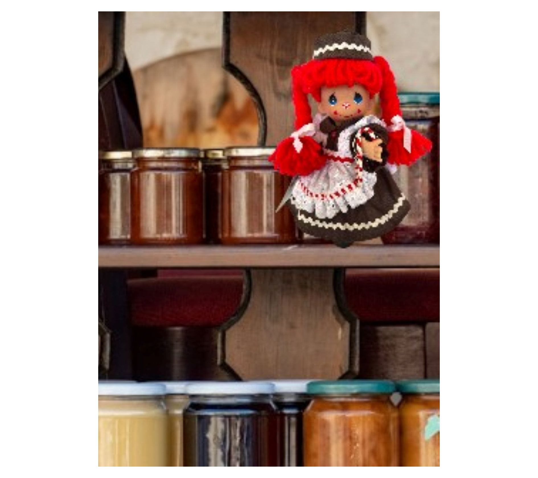 Precious Moments 7" Gingerbread Raggedy Ann Doll