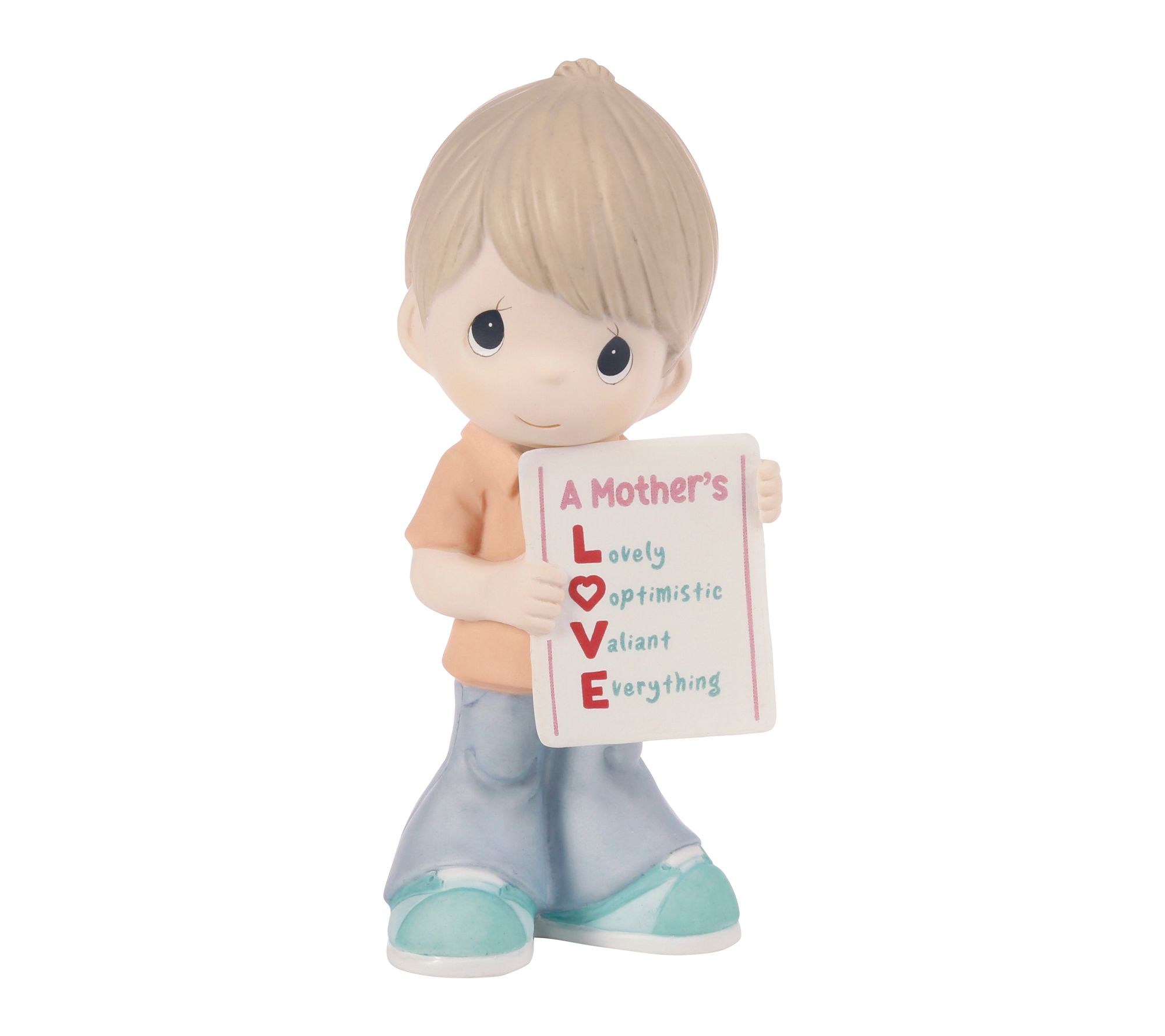 Precious Moments Mother's Day Boy Love Sign Figurine
