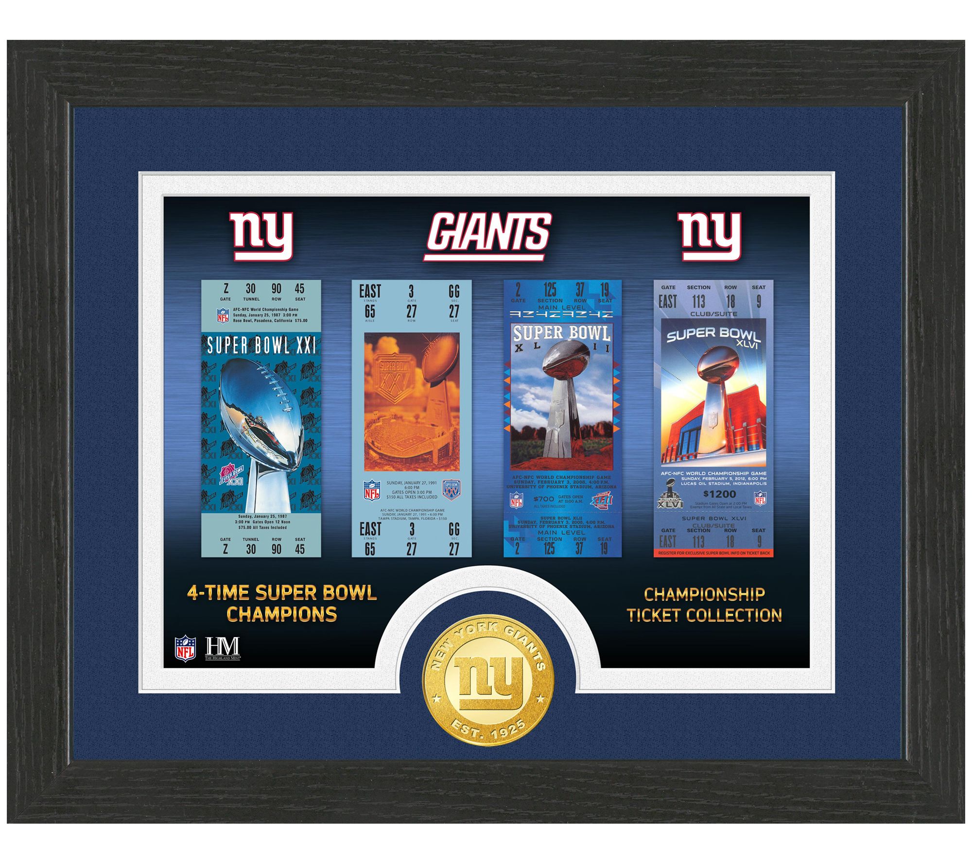 NFL Super Bowl LVI Champions 12x15 Ticket Frame Rams