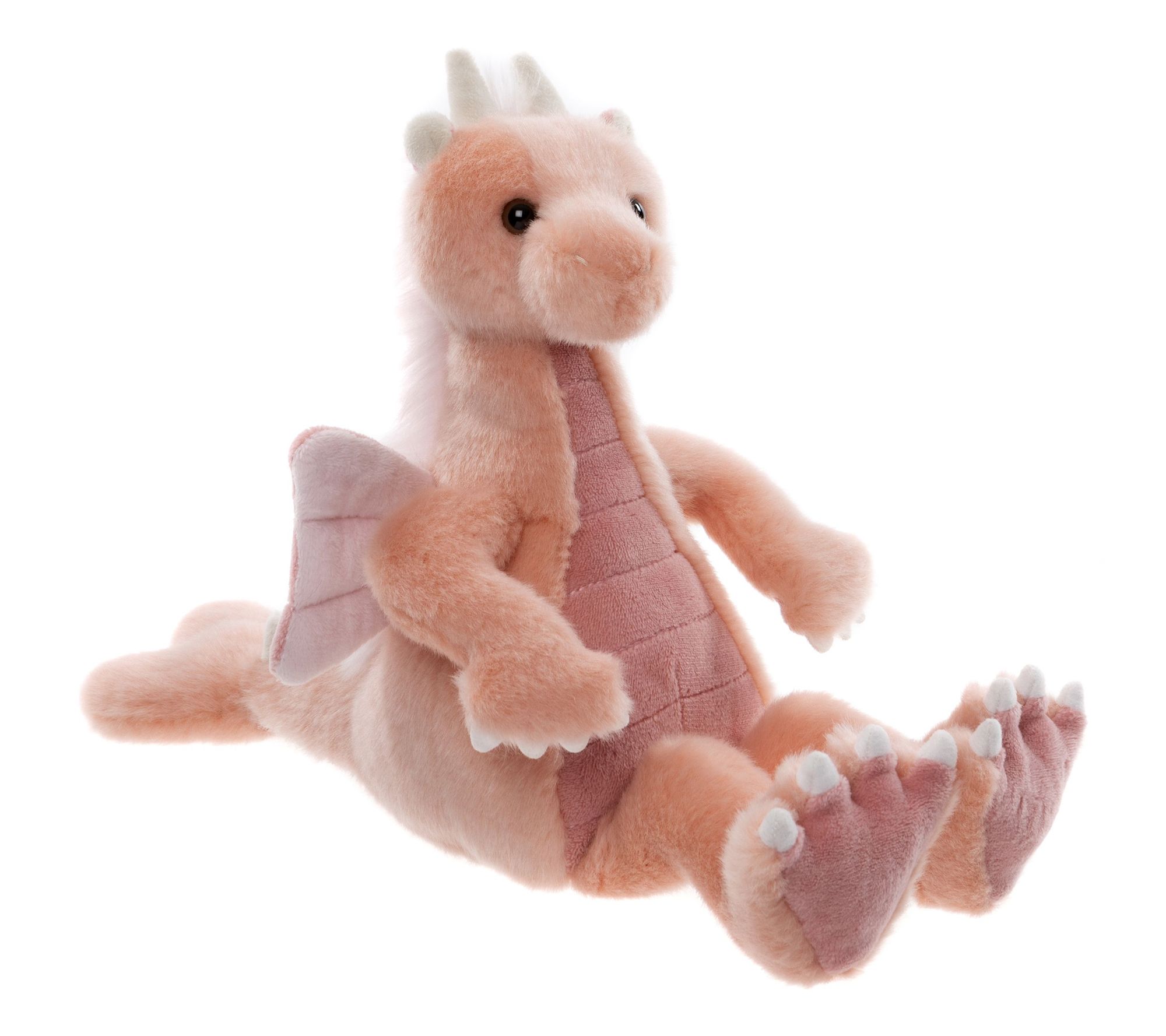Charlie Bears Hearts 8" Plush Dragon with Heart Tail