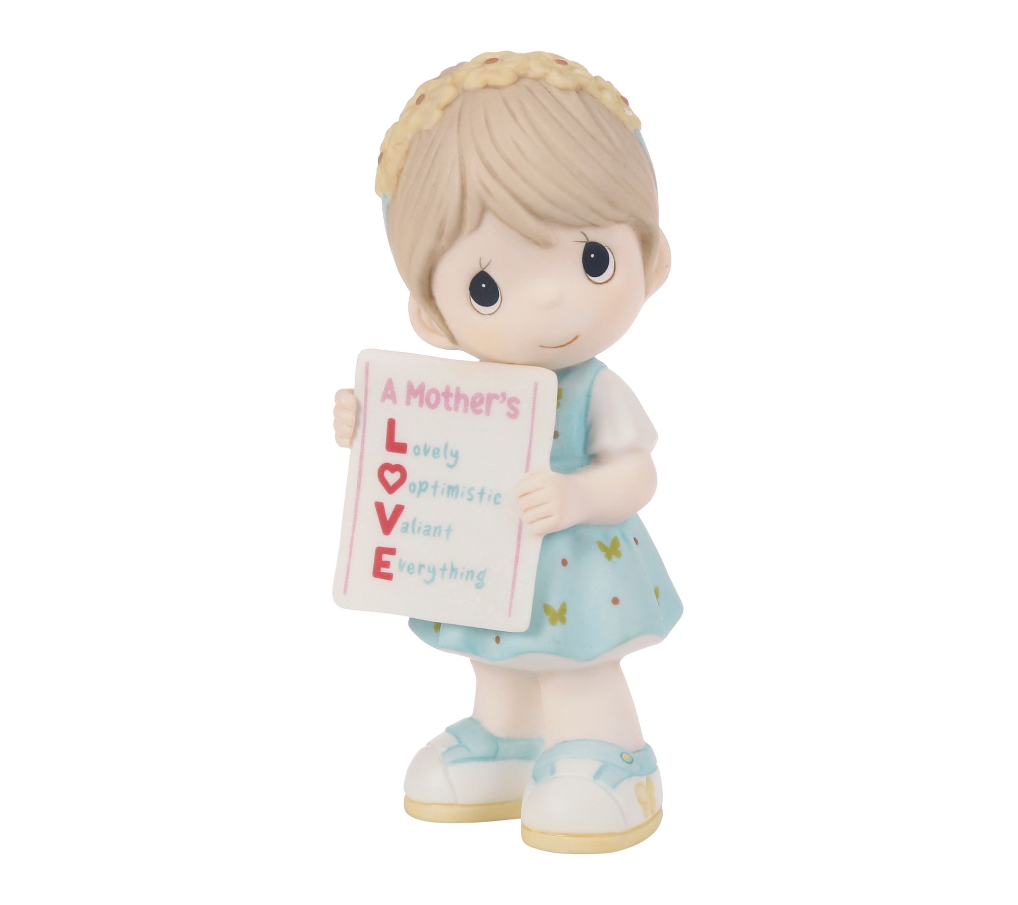 Precious Moments Mother's Day Girl Love Sign Figurine