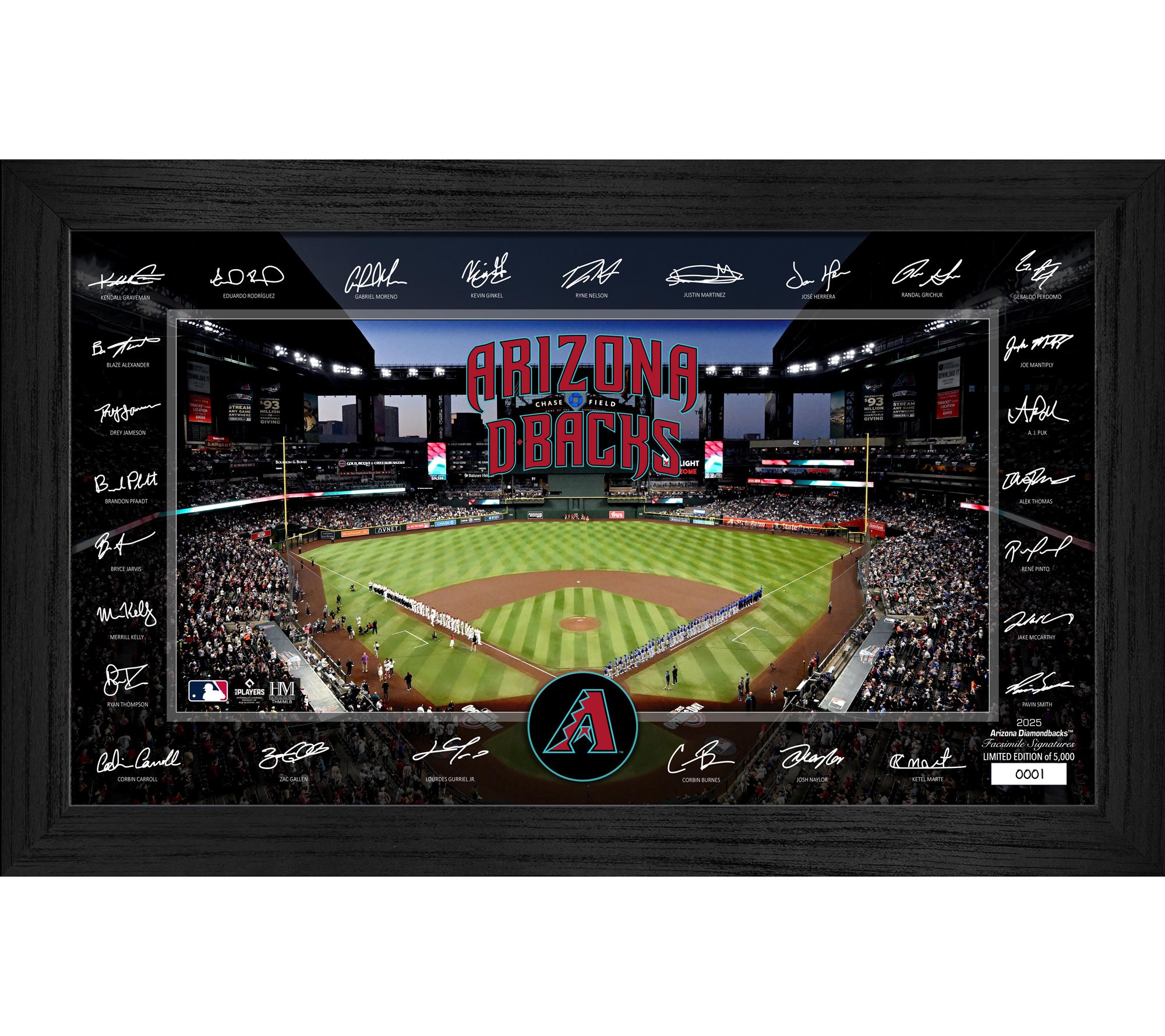 Highland Mint Washington Nationals 2025 Signature Field Frame