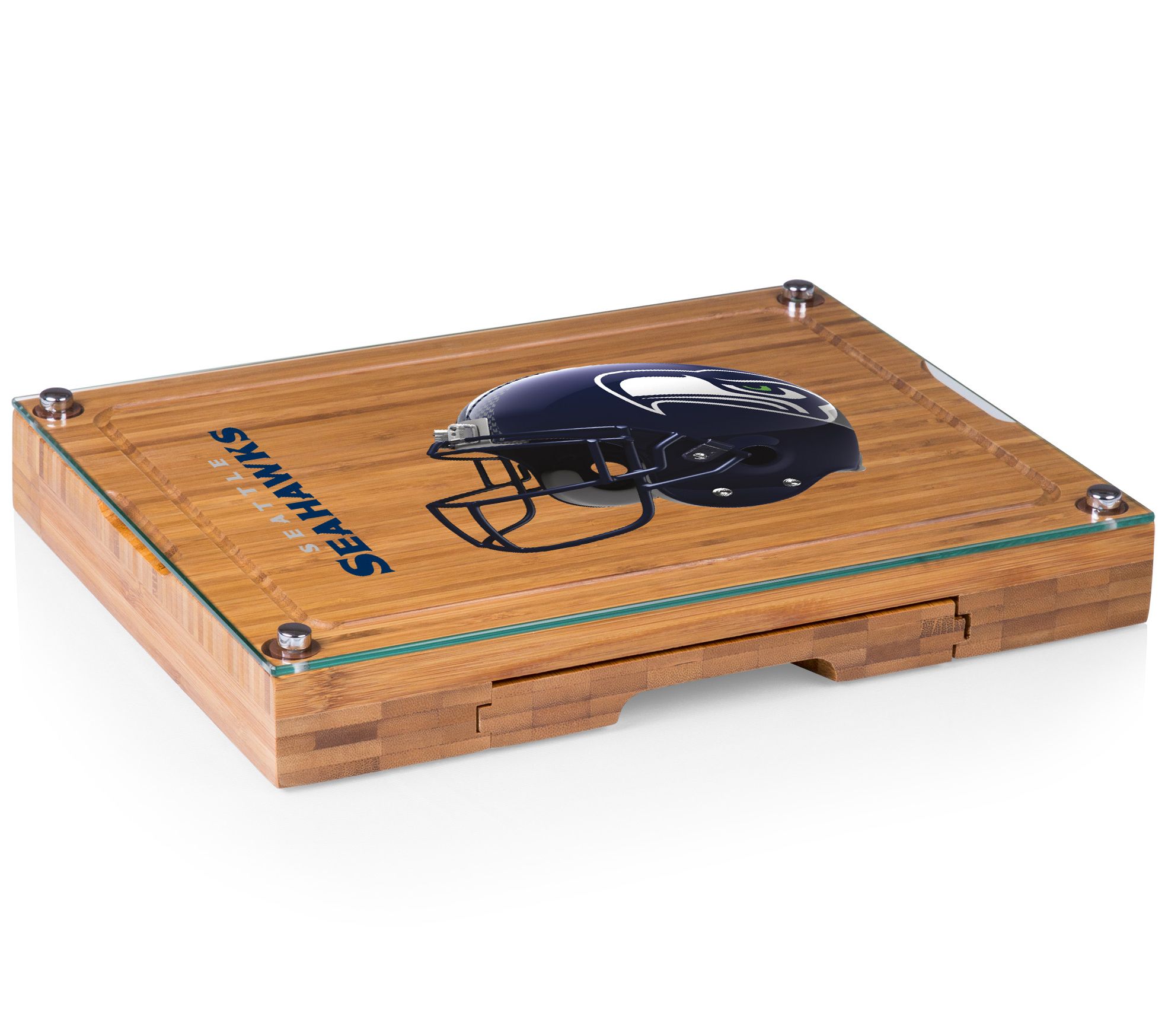 Picnic Time NFL Concerto Glass Top Cheese Cutting Board