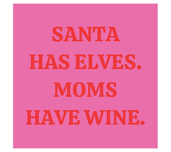 Mary Phillips Designs Santa Has Elves CocktailNapkins