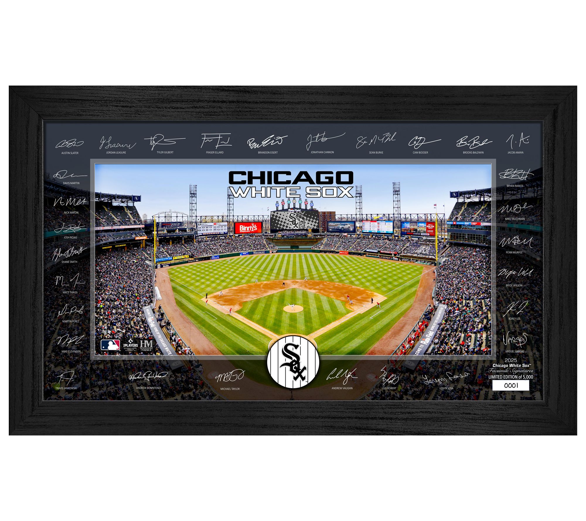 Highland Mint Chicago White Sox 2025 SignatureField Frame