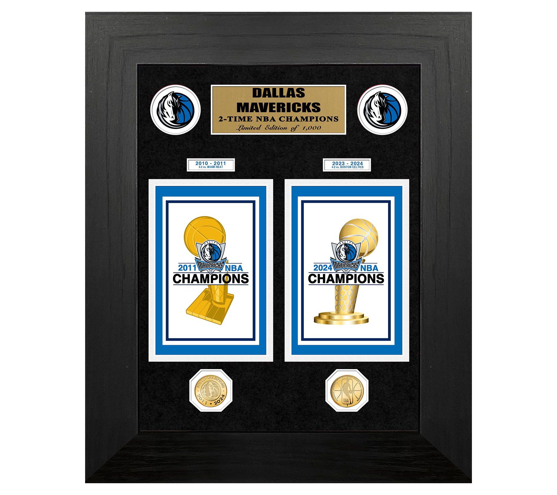 Highland Mint N BA Champs Banne r Collection Go ld Coin Photo