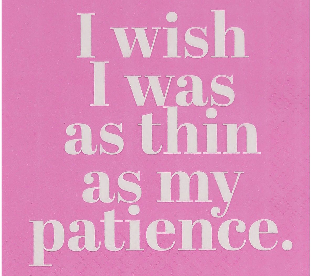 Mary Phillips Designs Patience Set of Four Cocktail Napkins