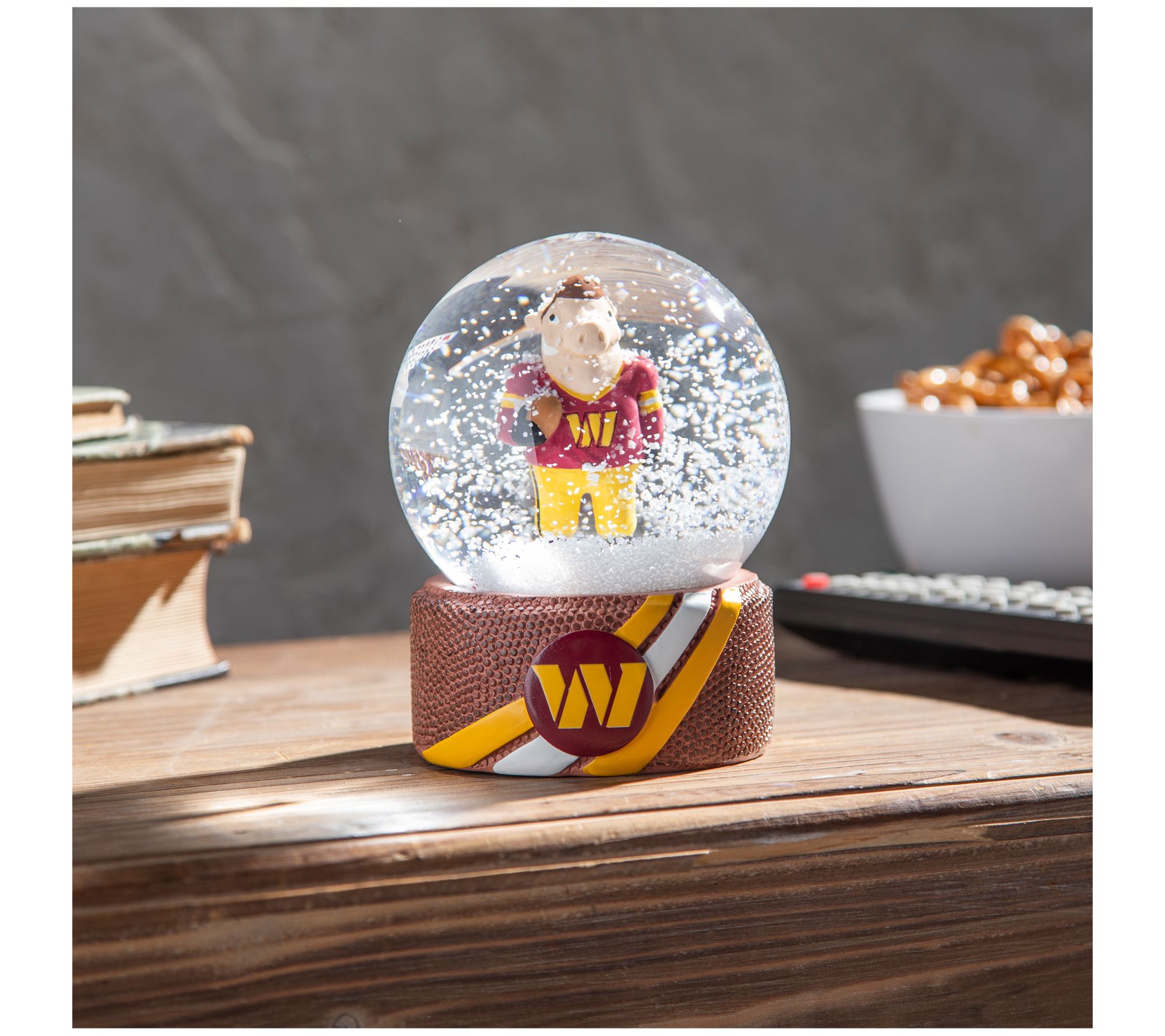 Evergreen NFL Team Mascot Water Globe