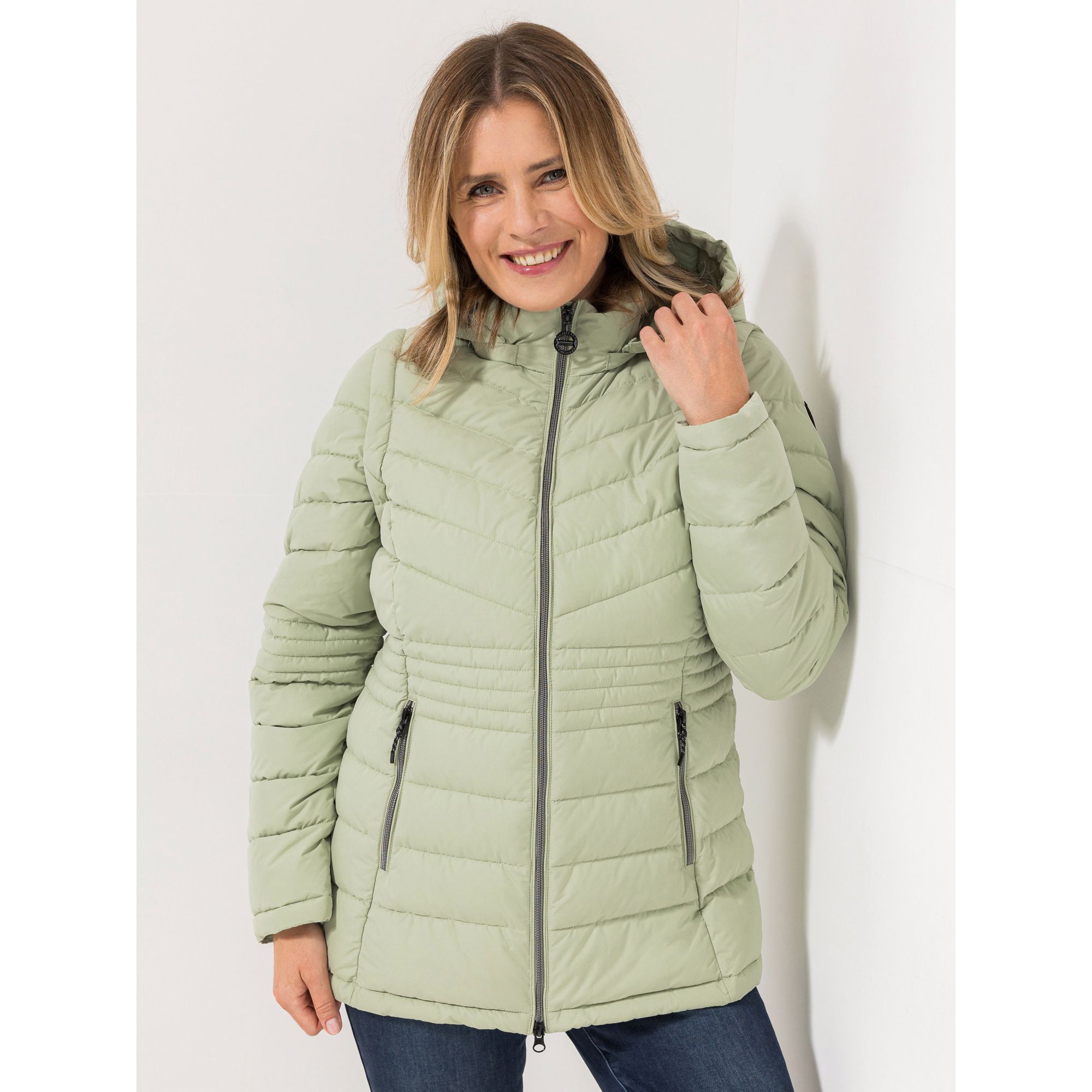 CENTIGRADE ACTIVE Funktionssteppjacke abzippbare Ärmel abnehmbare Kapuze wasserabweisend