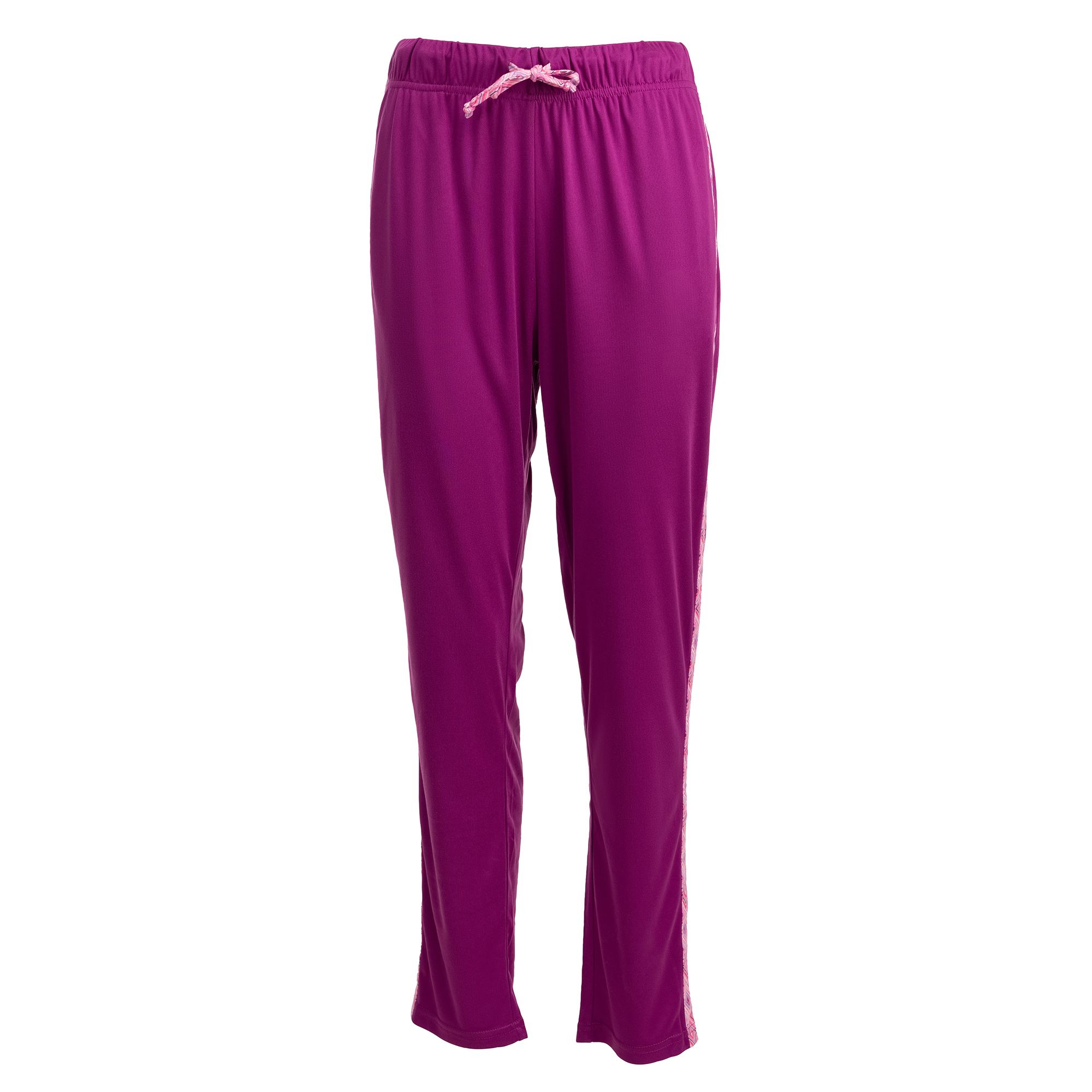 JERYMOOD HOMEWEAR Hose, 1/1-Länge Rundumdehnbund Seitentaschen Galonstreifen