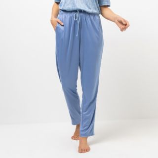 JERYMOOD HOMEWEAR Hose, 1/1-Länge Rundumdehnbund Seitentaschen Galonstreifen