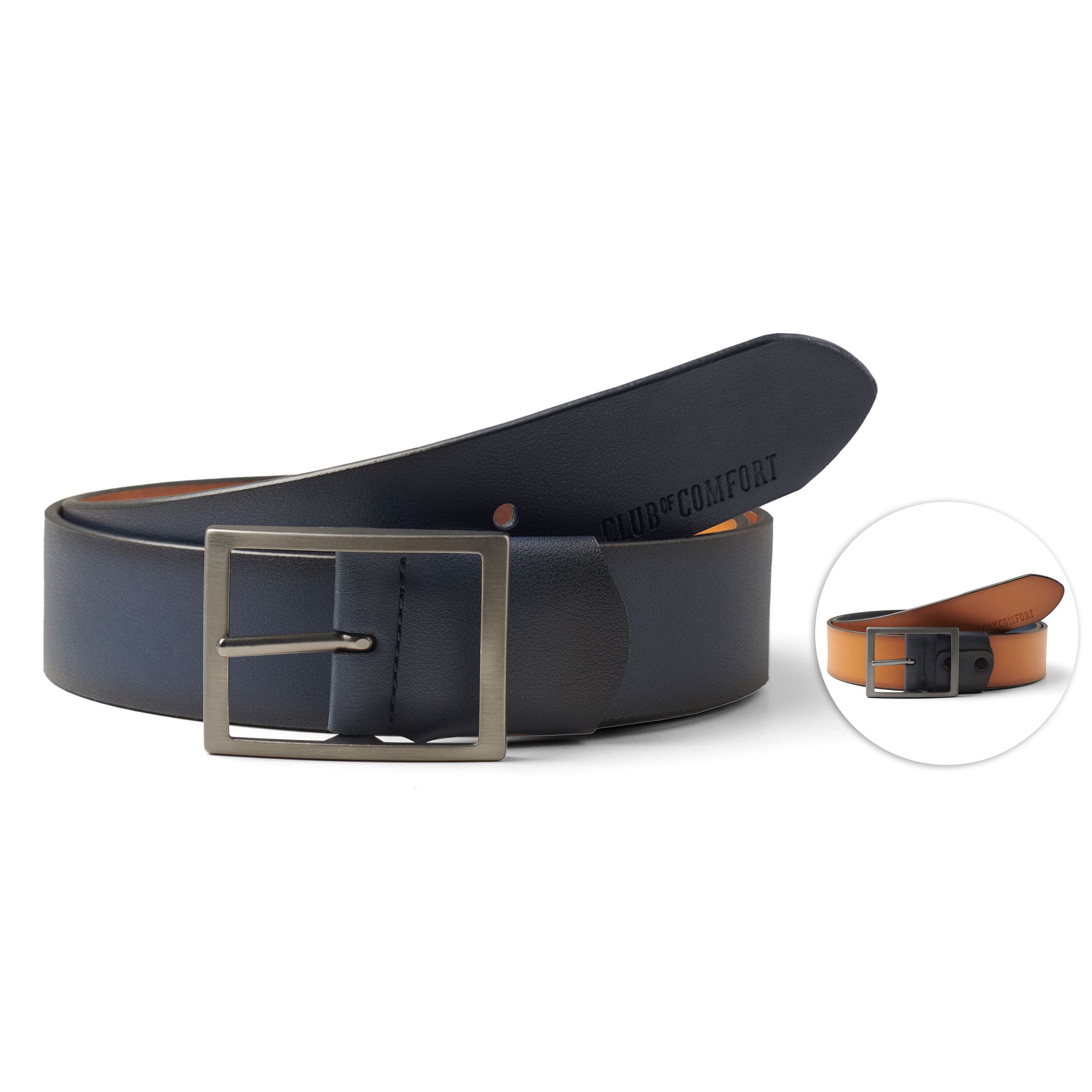 CLUB OF COMFORT Herren Gürtel aus WASTEA Stretcheinsatz