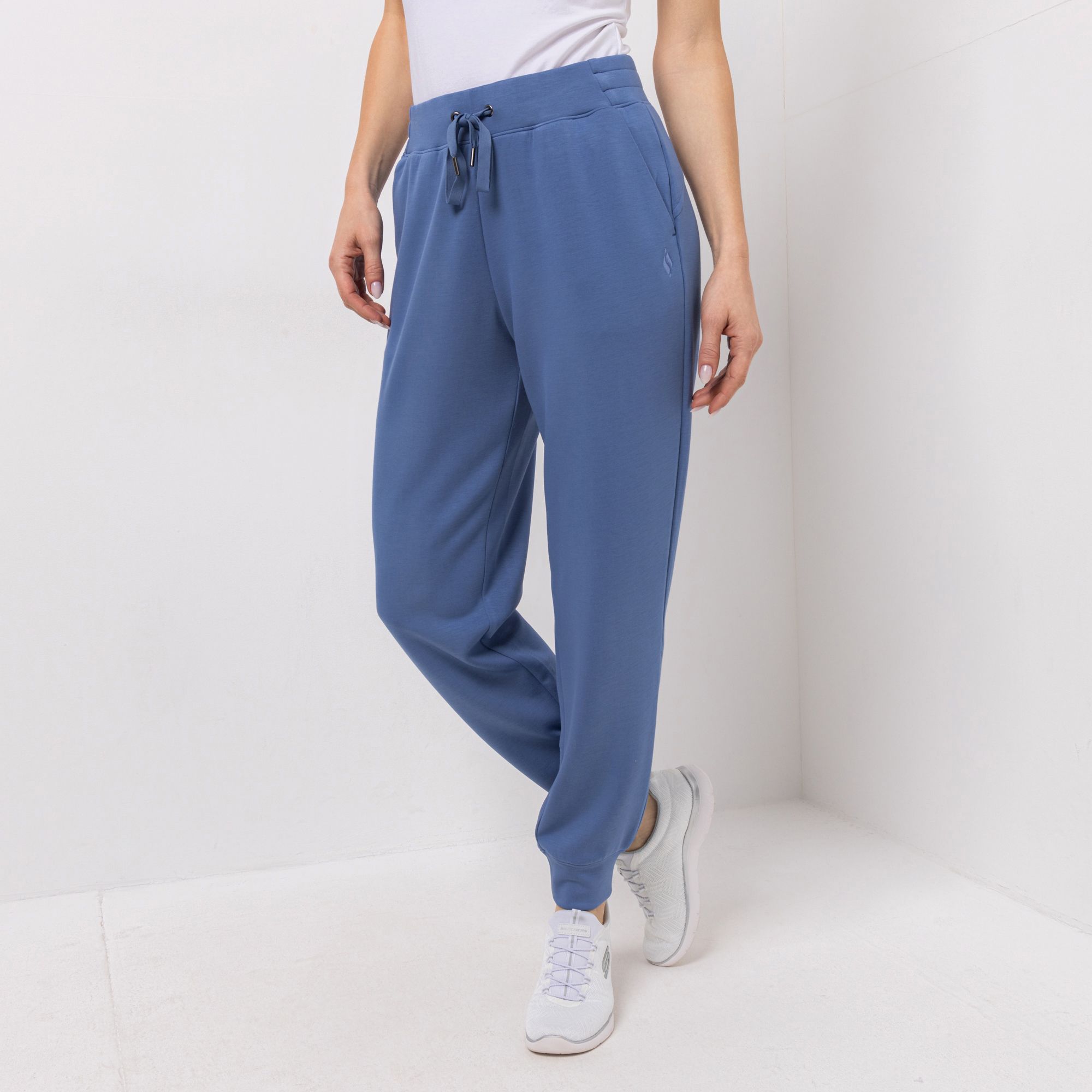 SKECHERS Damen-Sweathose Skechluxe Elevate Rundumdehnbund Seitentaschen