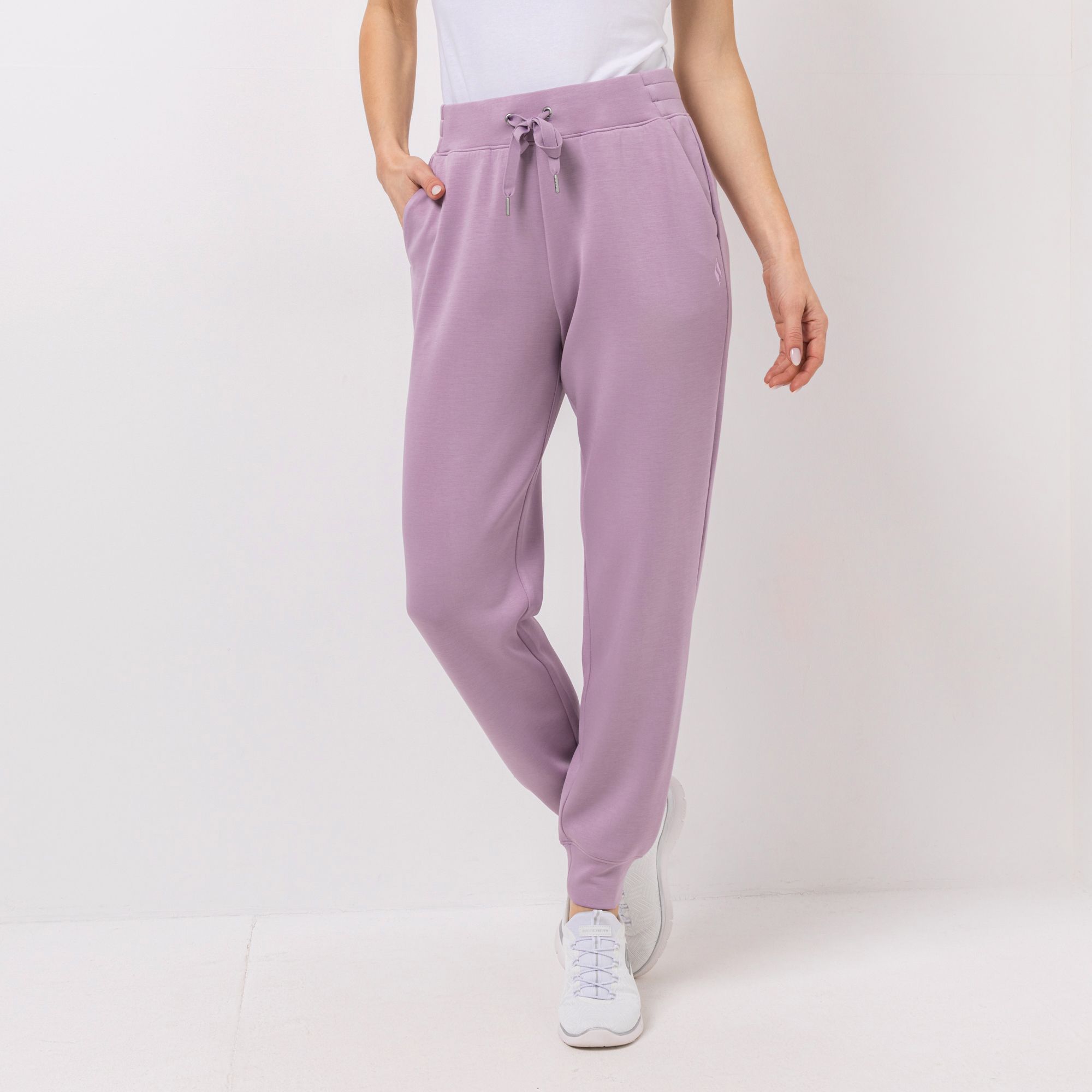 SKECHERS Damen-Sweathose Skechluxe Elevate Rundumdehnbund Seitentaschen