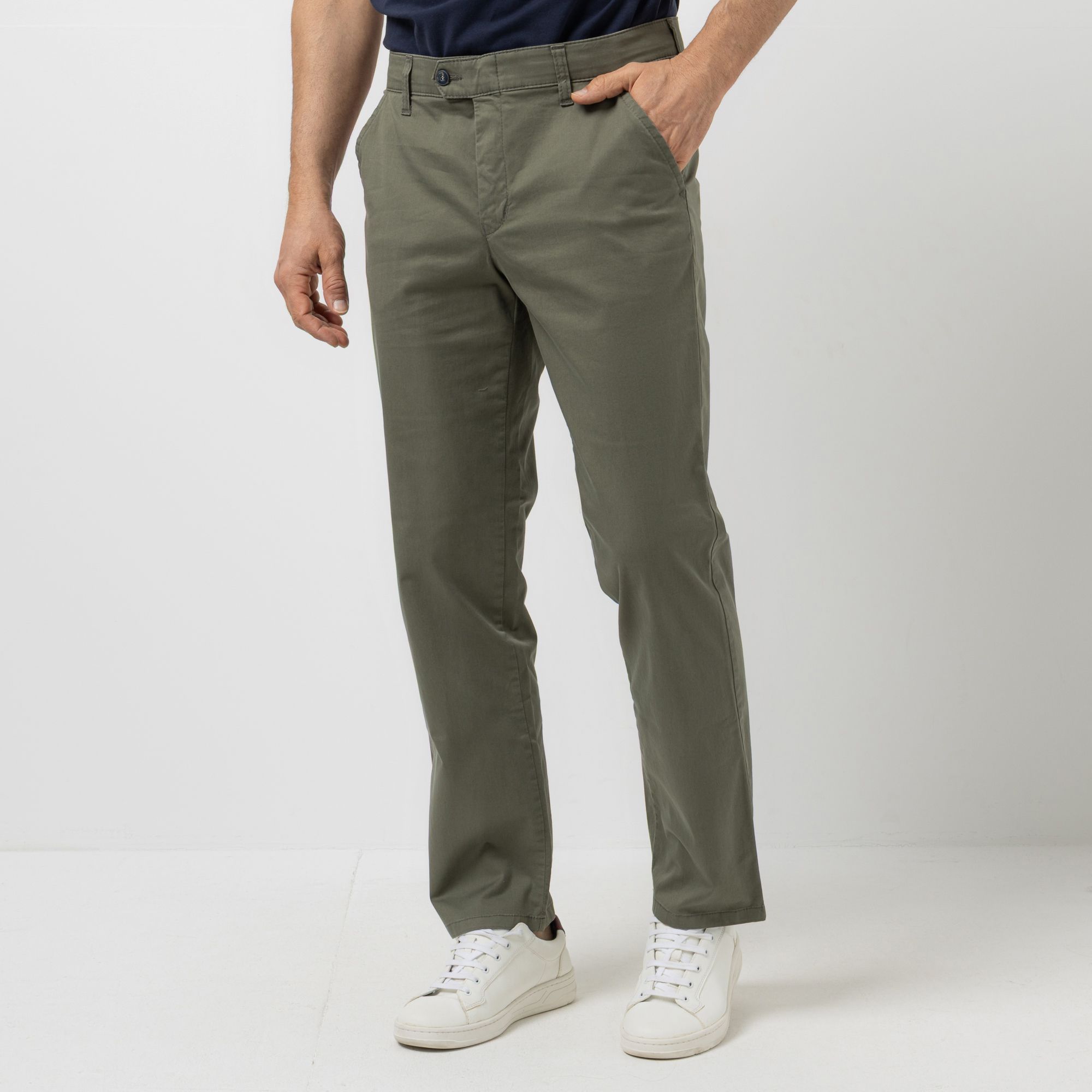 CLUB OF COMFORT® Herrenhose Denver Chino-Style Komfortbund High-Stretch