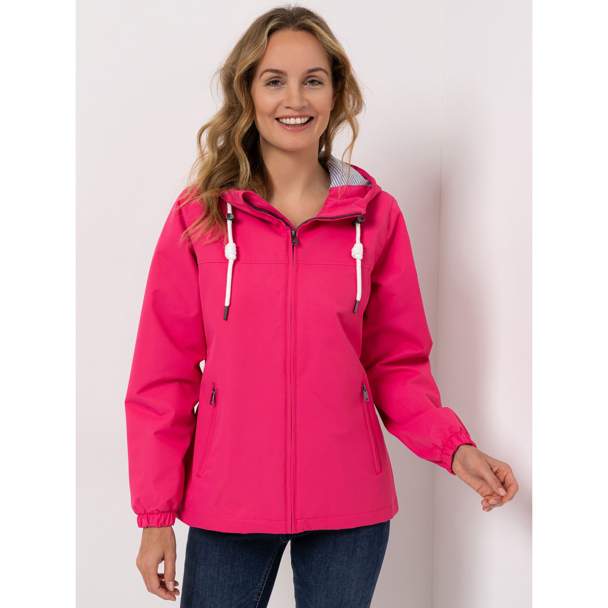 CENTIGRADE ACTIVE Funktionsjacke angeschnittene Kapuze mit Kordelzug elastischer Ärmelsaum