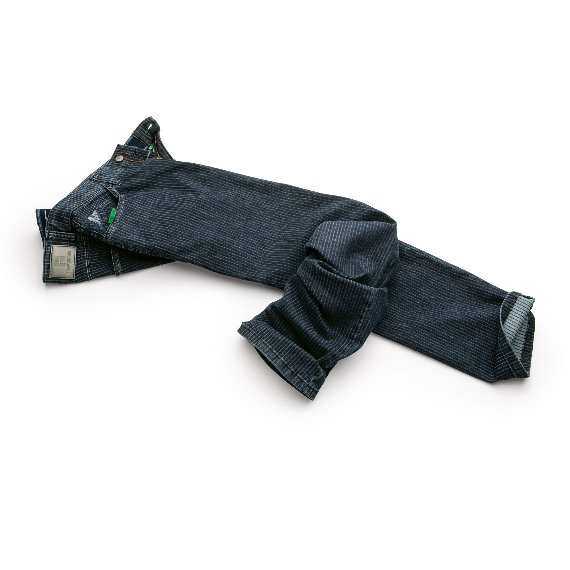 CLUB OF COMFORT® Jeans Henry-Z 5-Pocket-Style Super High-Stretch Nadelstreifen