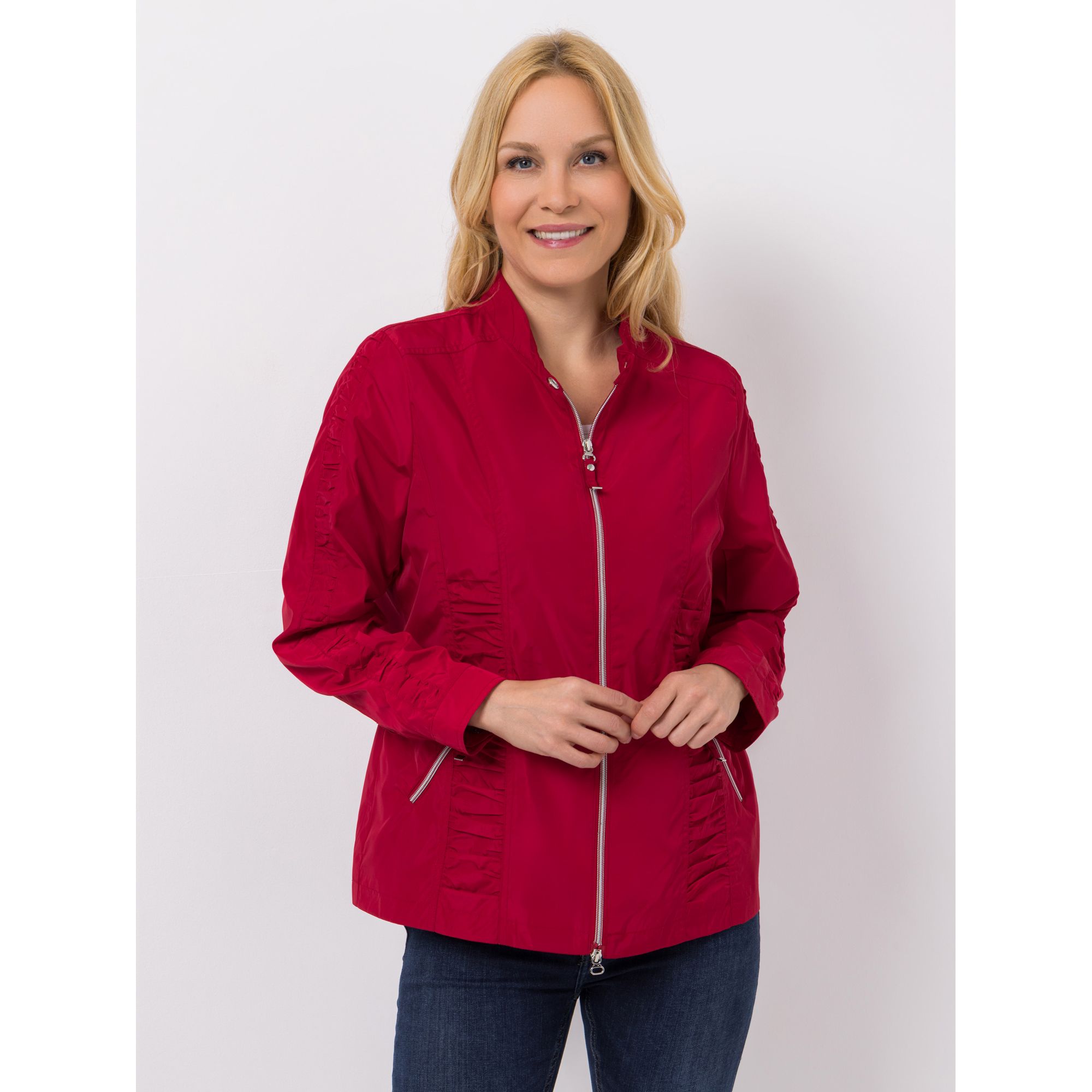 CENTIGRADE Jacke 2 Taschen Stehkragen 2-Wege-Zipper