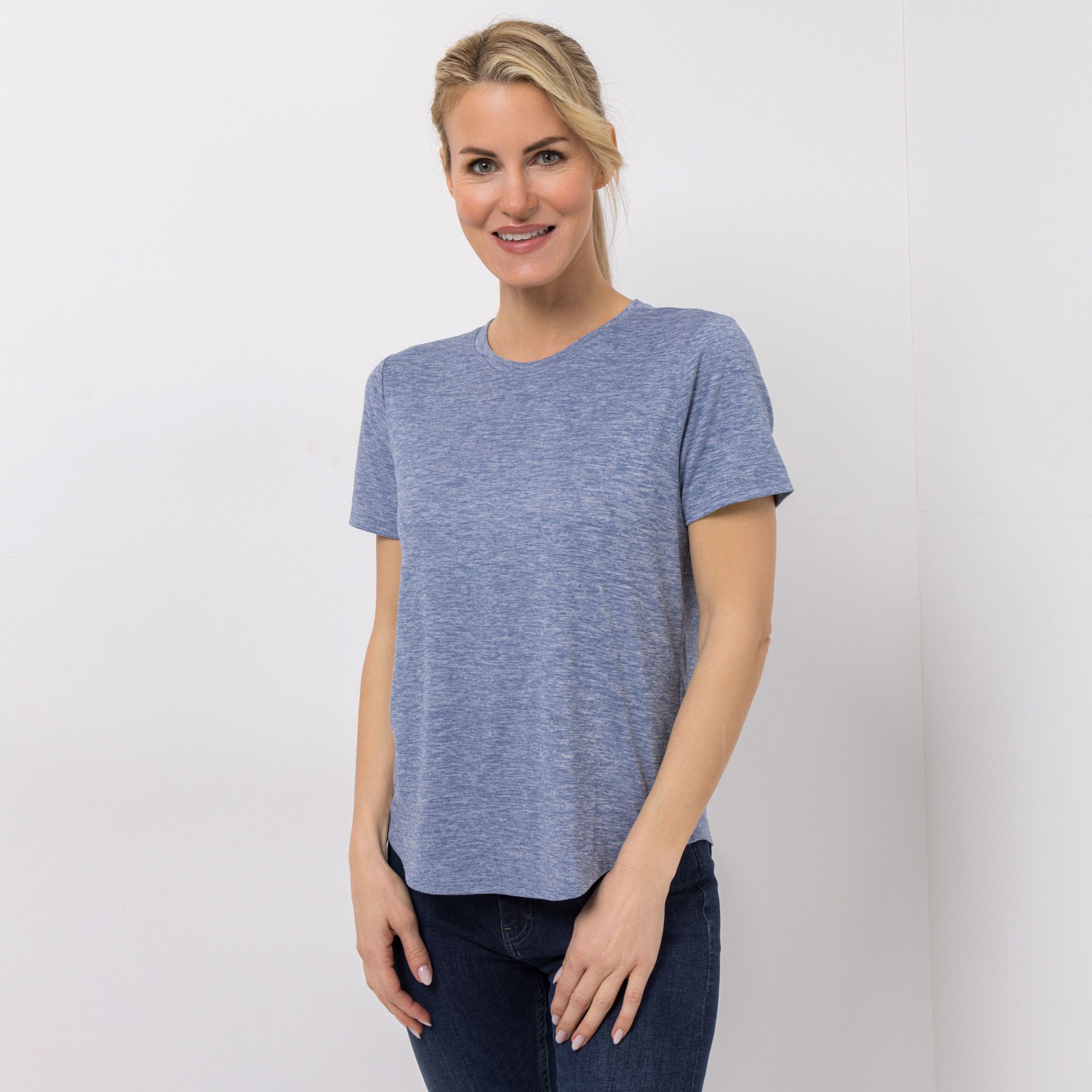 SKECHERS Damen Shirt GO DRI® SWIFT 1/2-Arm Rundhalsausschnitt