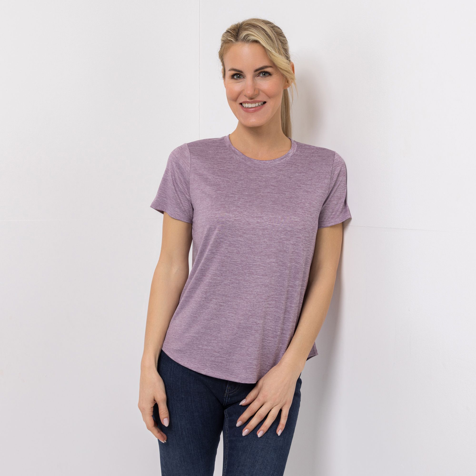 SKECHERS Damen Shirt GO DRI® SWIFT 1/2-Arm Rundhalsausschnitt