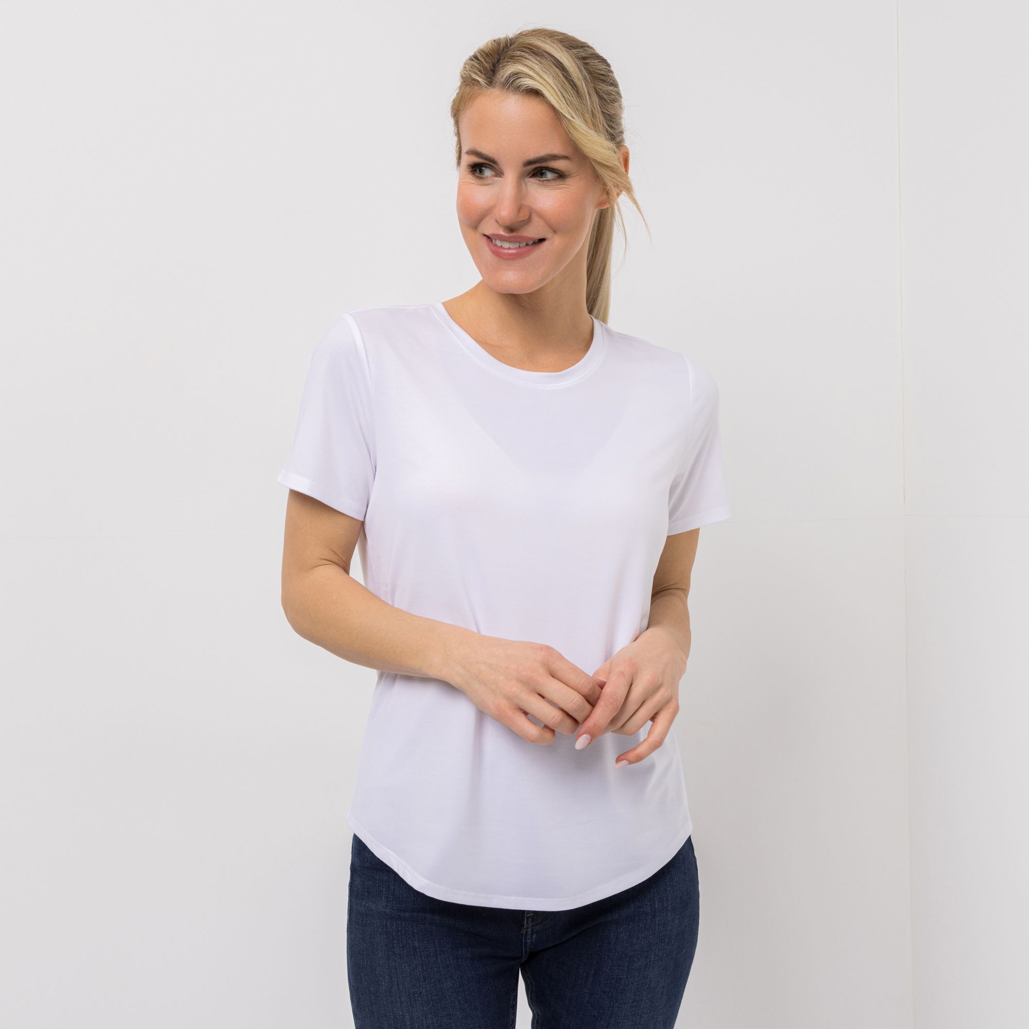 SKECHERS Damen Shirt GO DRI® SWIFT 1/2-Arm Rundhalsausschnitt