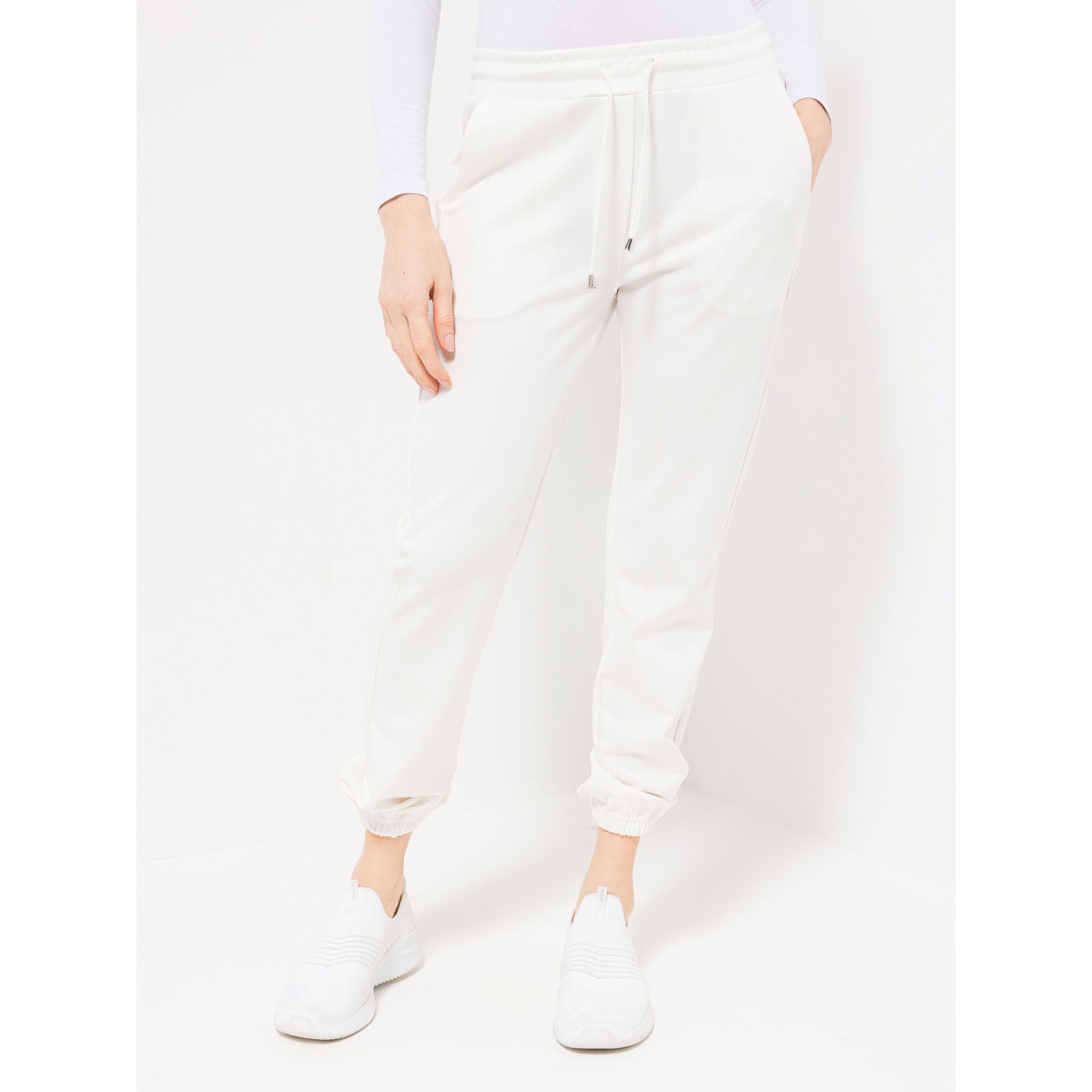 LYLA Loungehose knöchellang Fil à fil Struktur elast. Beinabschlüsse