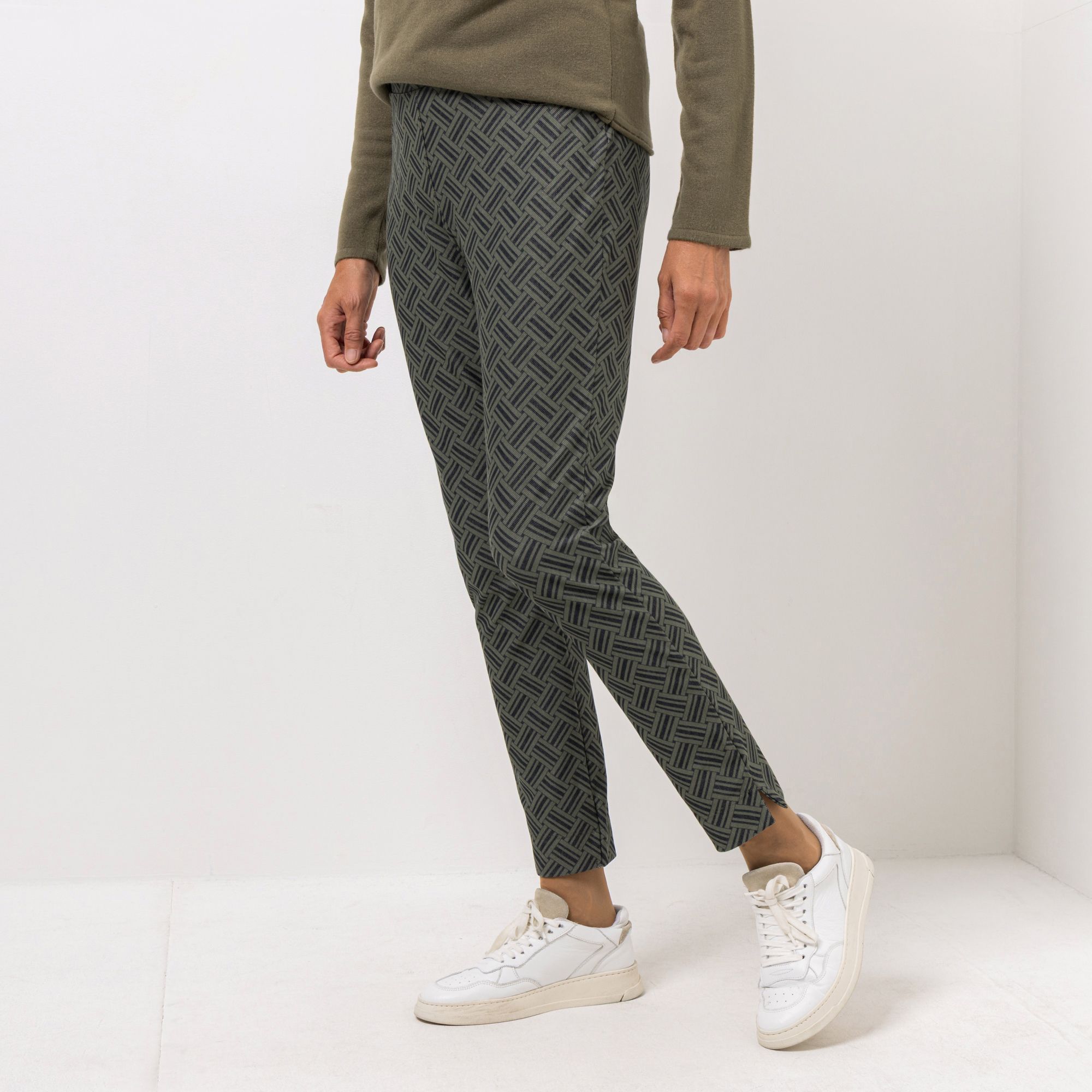DENIM & CO. Schlupfhose Denise Rundumdehnbund elastische Ware knöchellang