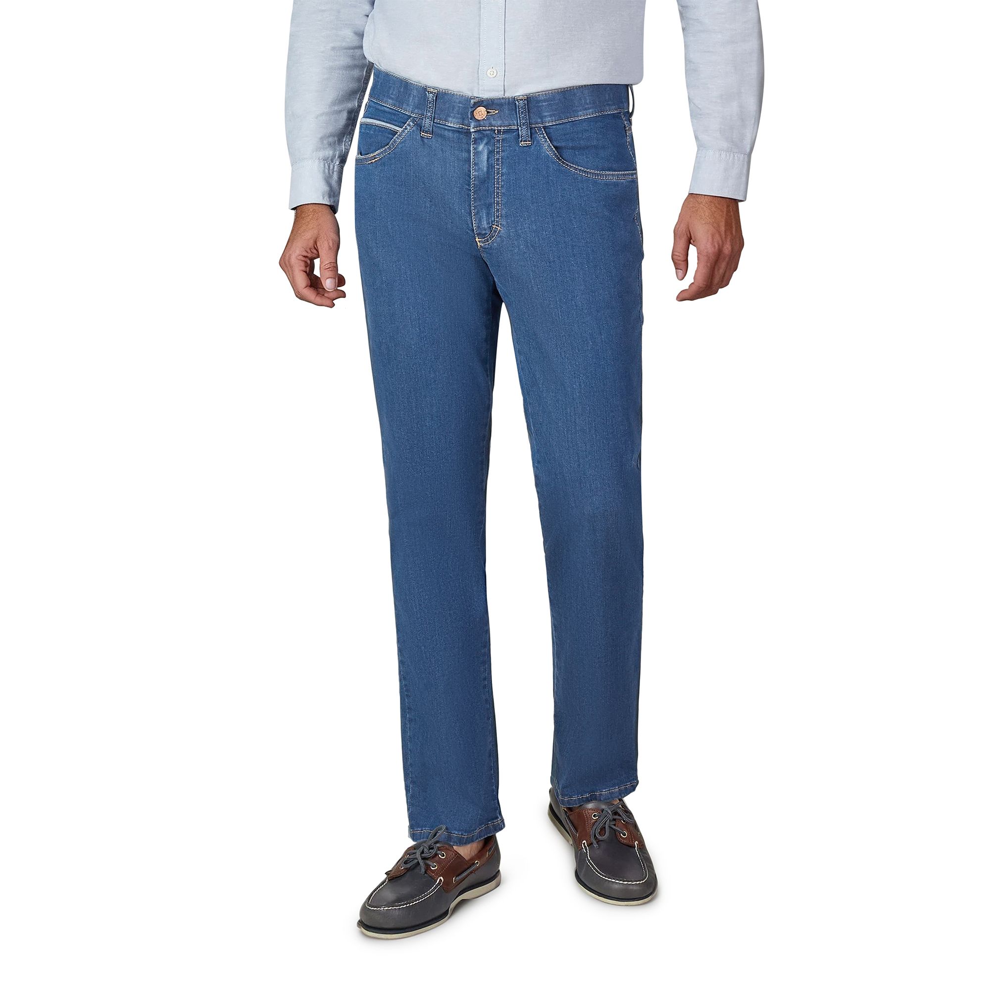 CLUB OF COMFORT® Jeanshose John 5-Pocket-Style Komfortbund Super-High-Stretch