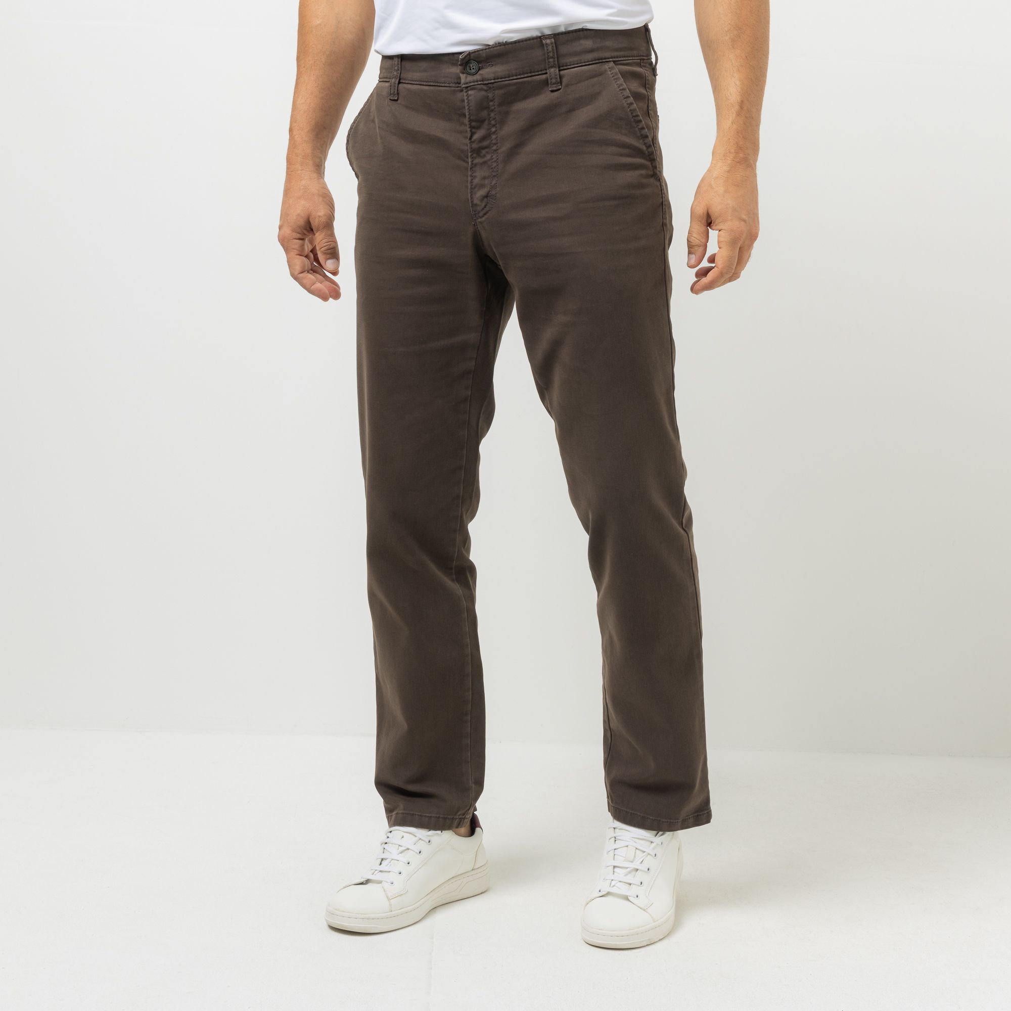CLUB OF COMFORT® Herrenhose Garvey Chino-Style High-Sretch Hemdstopper