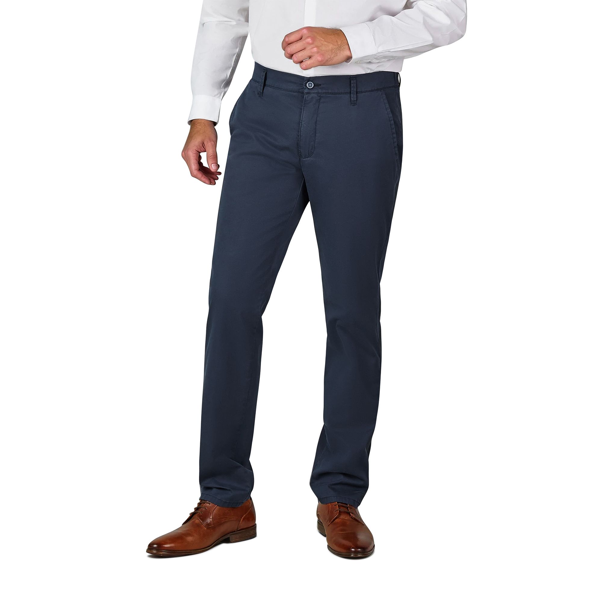 CLUB OF COMFORT® Herrenhose Foxx Chino-Style Raffbund High-Stretch