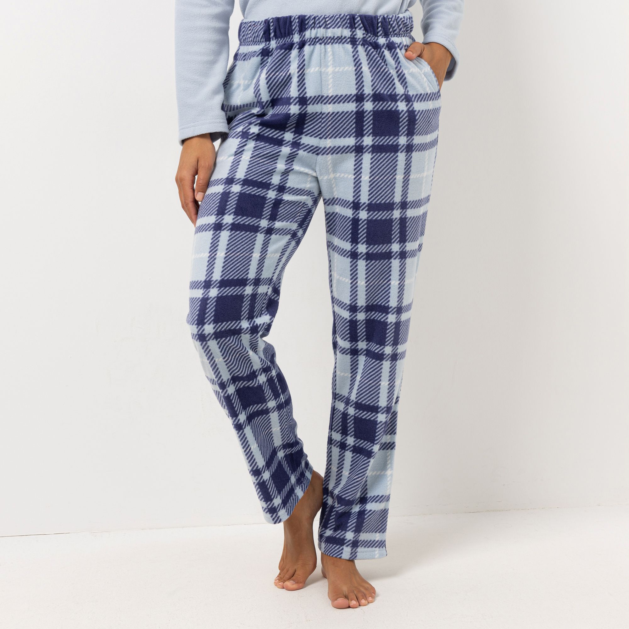 POLARSTERN Hose Mikrofaser Fleece Seitentaschen bedruckt