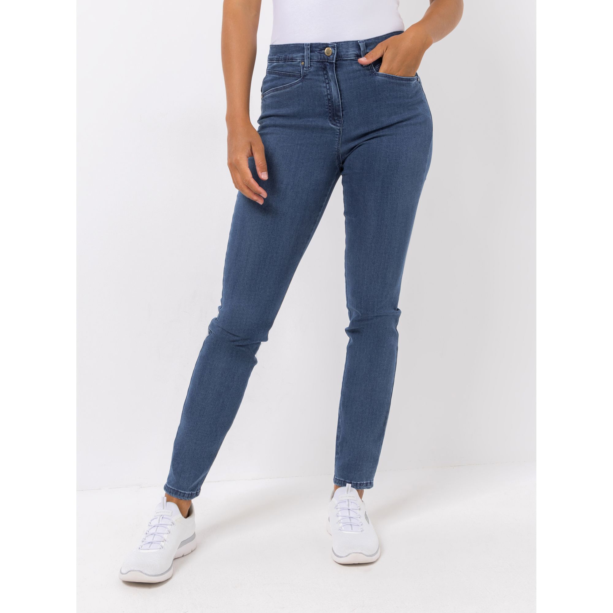 RAPHAELA BY BRAX Jeans Luca 4-Pocket-Style hohe Leibhöhe Super-Slim-Fit