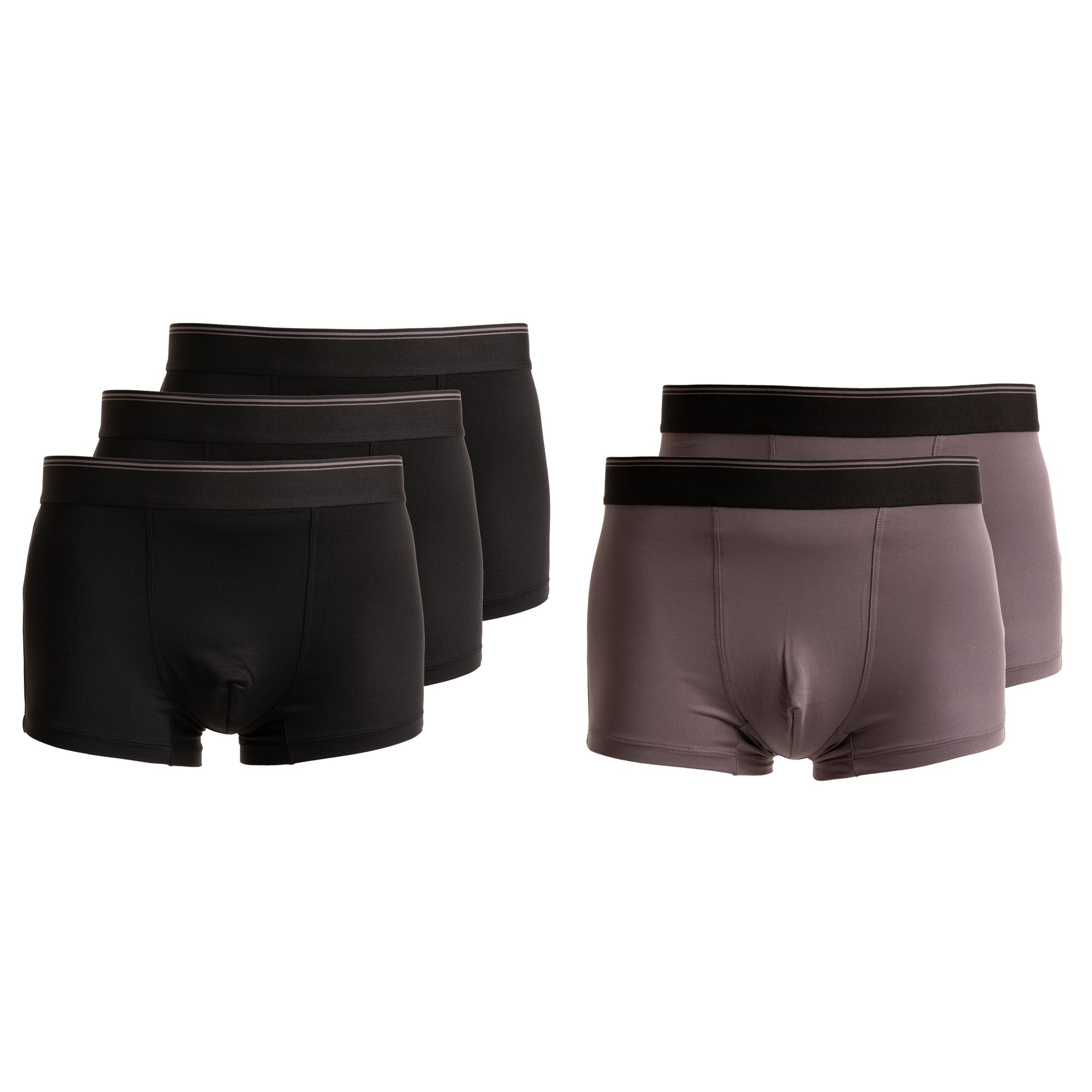 MEN'S TOUCH 5 Retropants Mikrofaser Webgummibund uni