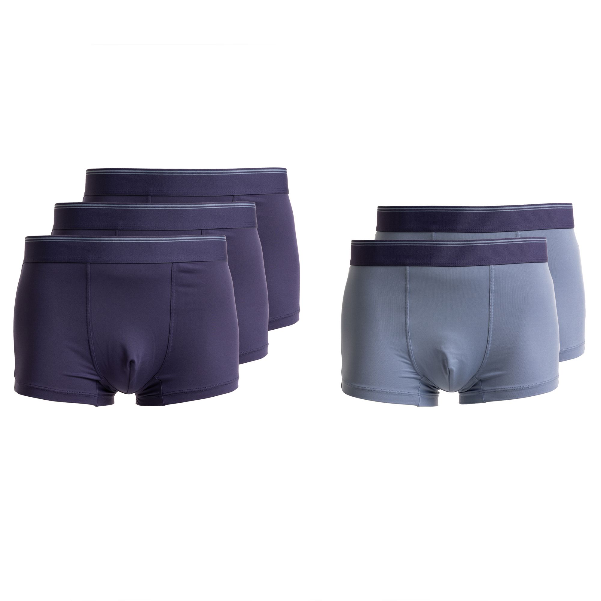 MEN'S TOUCH 5 Retropants Mikrofaser Webgummibund uni