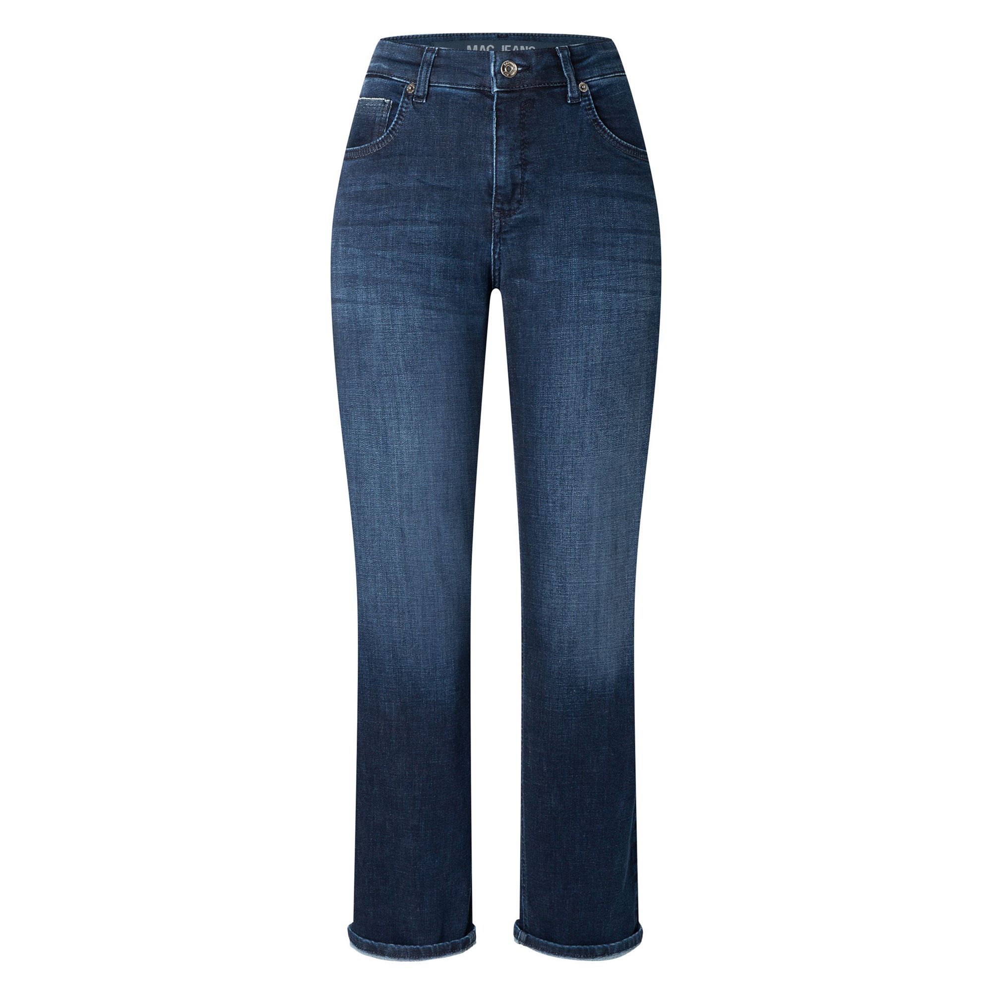 MAC Jeans Straight 5-Pocket-Style normale Leibhöhe gerades Bein
