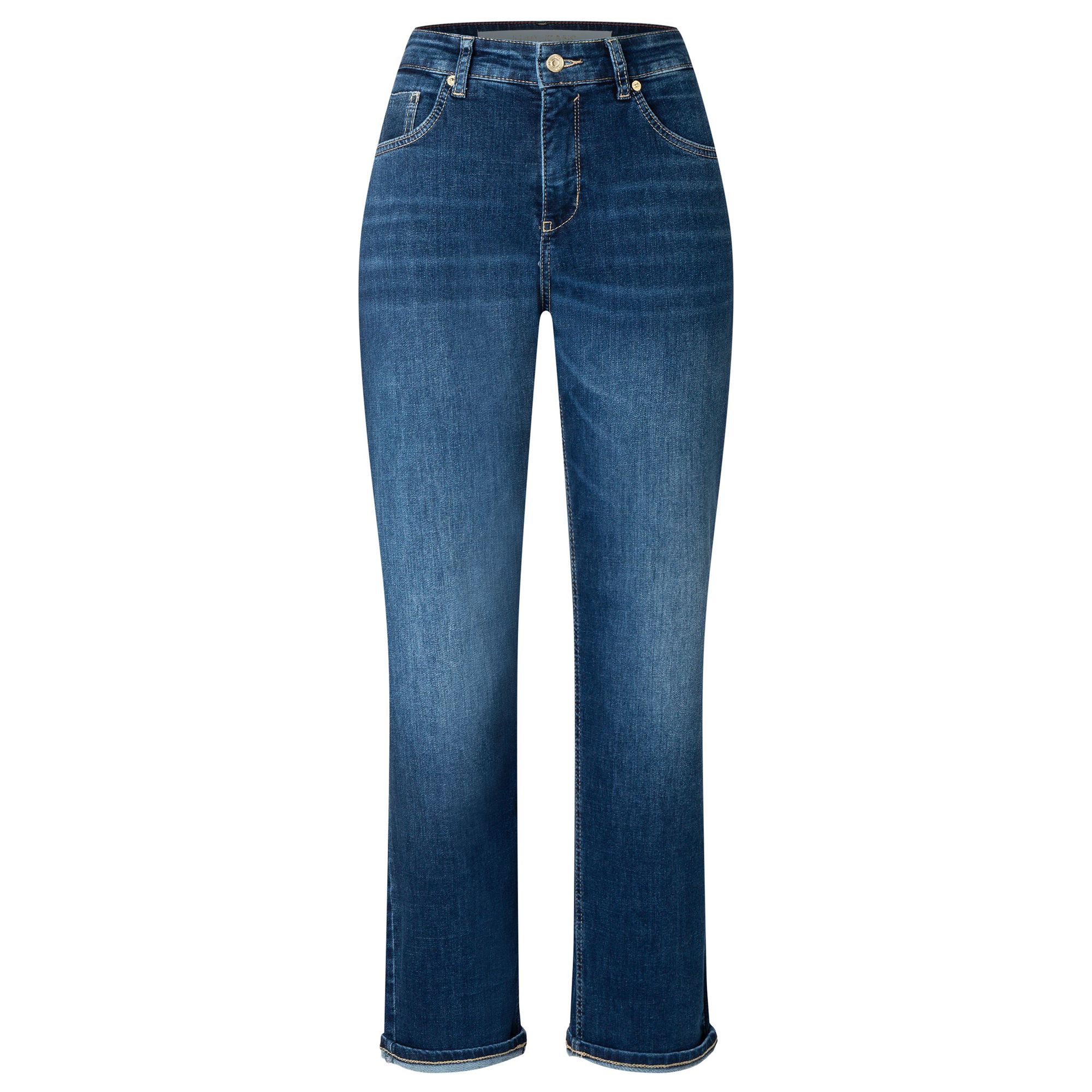 MAC Jeans Straight 5-Pocket-Style normale Leibhöhe gerades Bein
