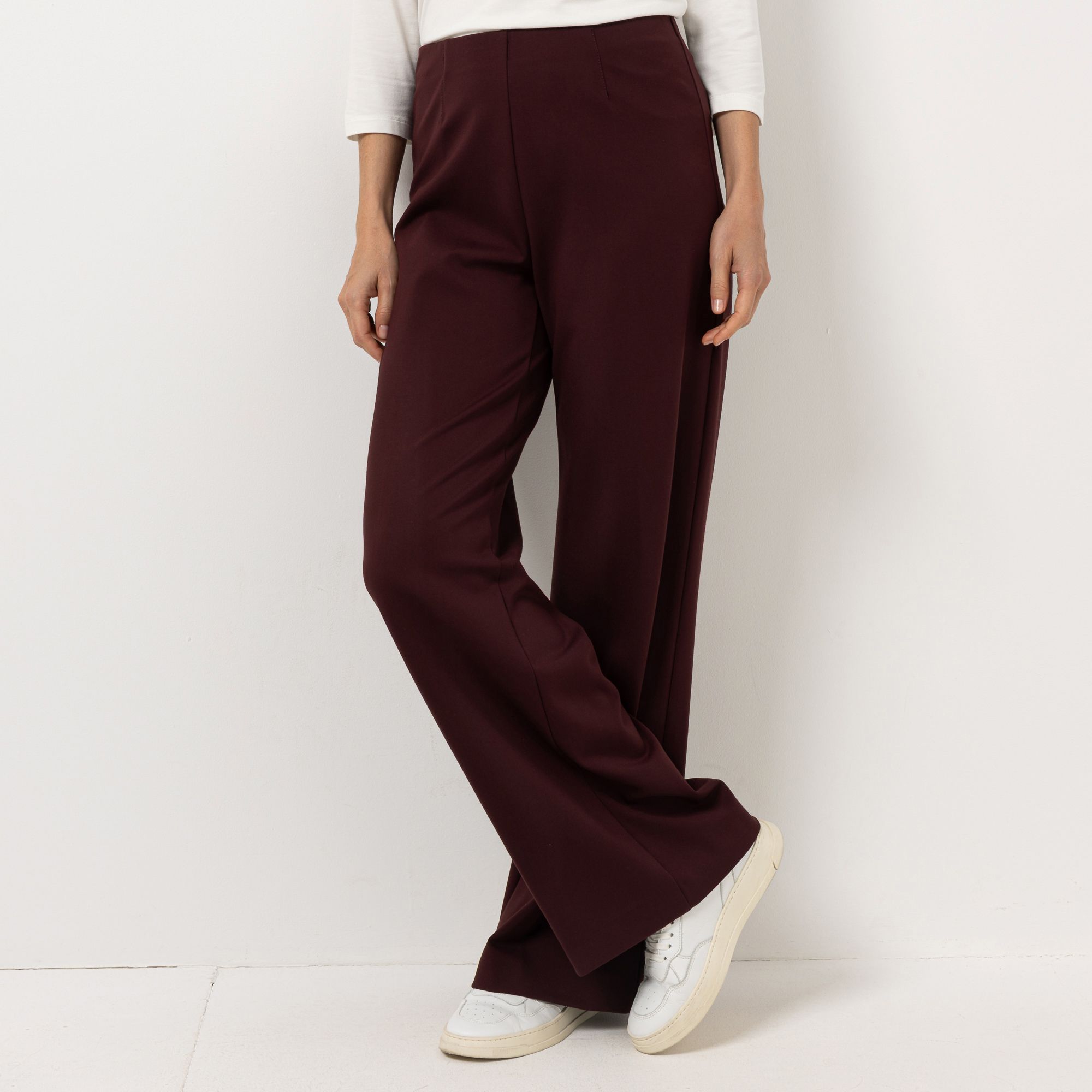 RAPHAELA BY BRAX, Hose Lillyth Flared Rundumdehnbund Swarowski-Elemente Super-Slim-Fit