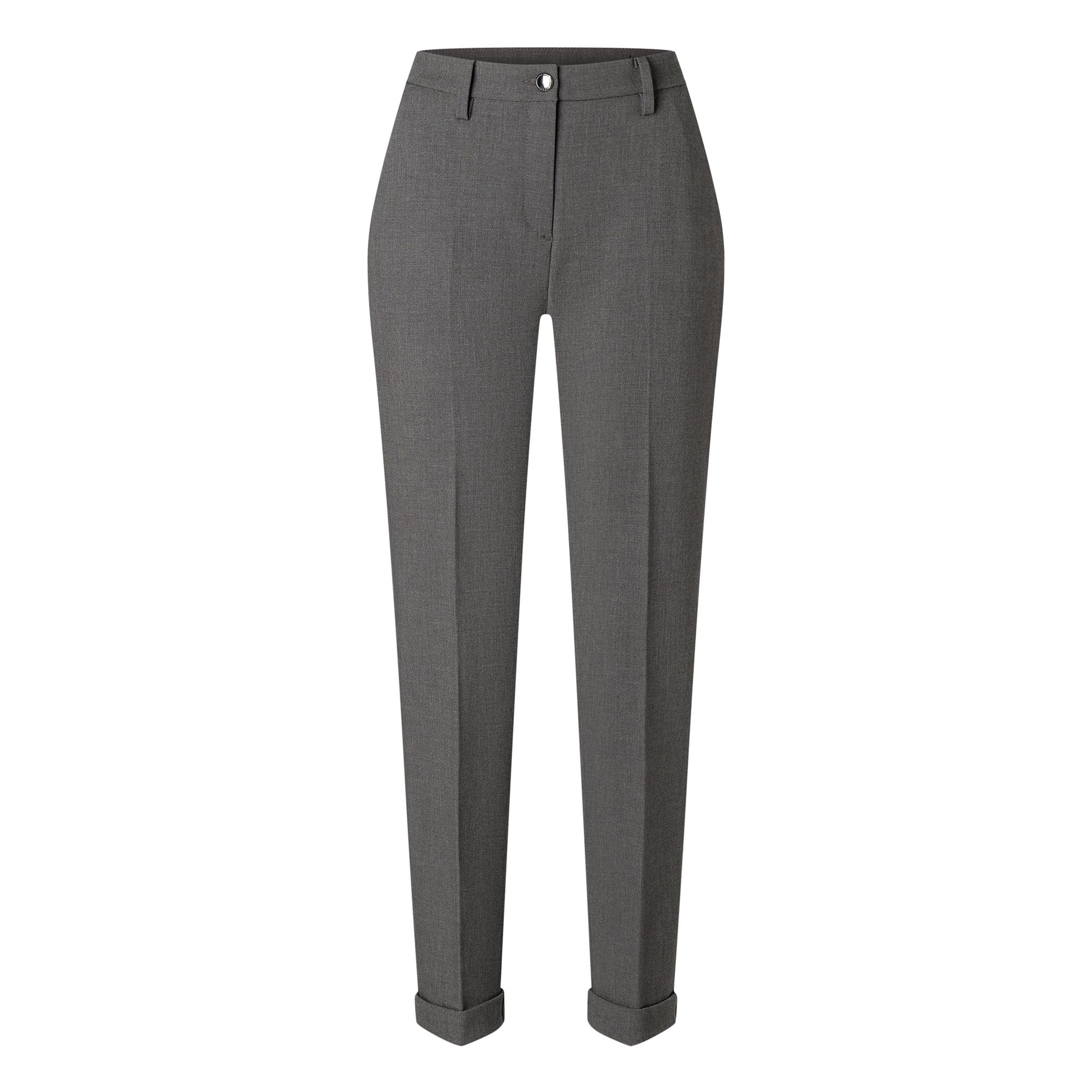 MAC Hose Chino Turn-Up normale Leibhöhe Eingrifftaschen schmales Bein