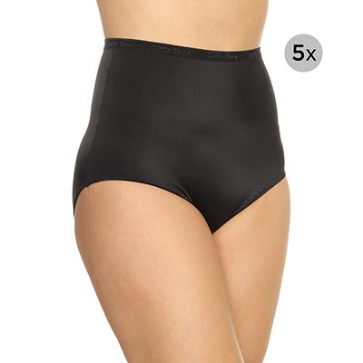 LITTLE ROSE 5 Maxislips Mikrofasermischung Jacquard im Bund Basic