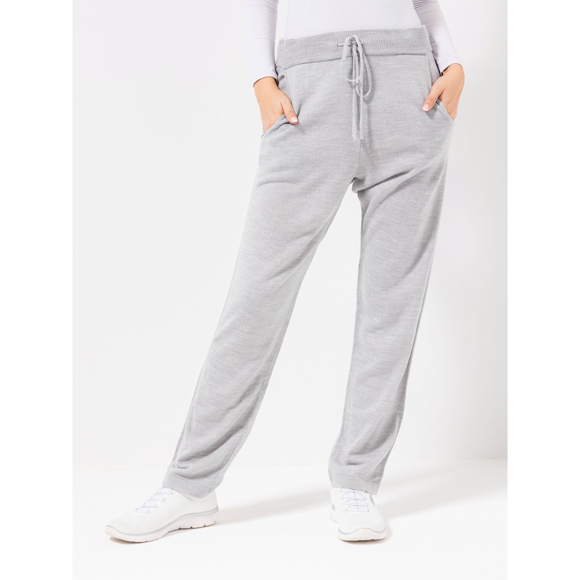 CASHMASOFT Hose Cashmeregriff Rundumdehnbund mit Bindeband