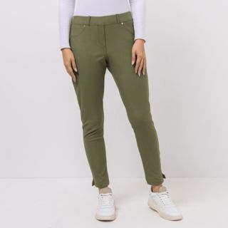 DENIM & CO. Schlupfhose Denise Winterqualität Rundumdehnbund knöchellang