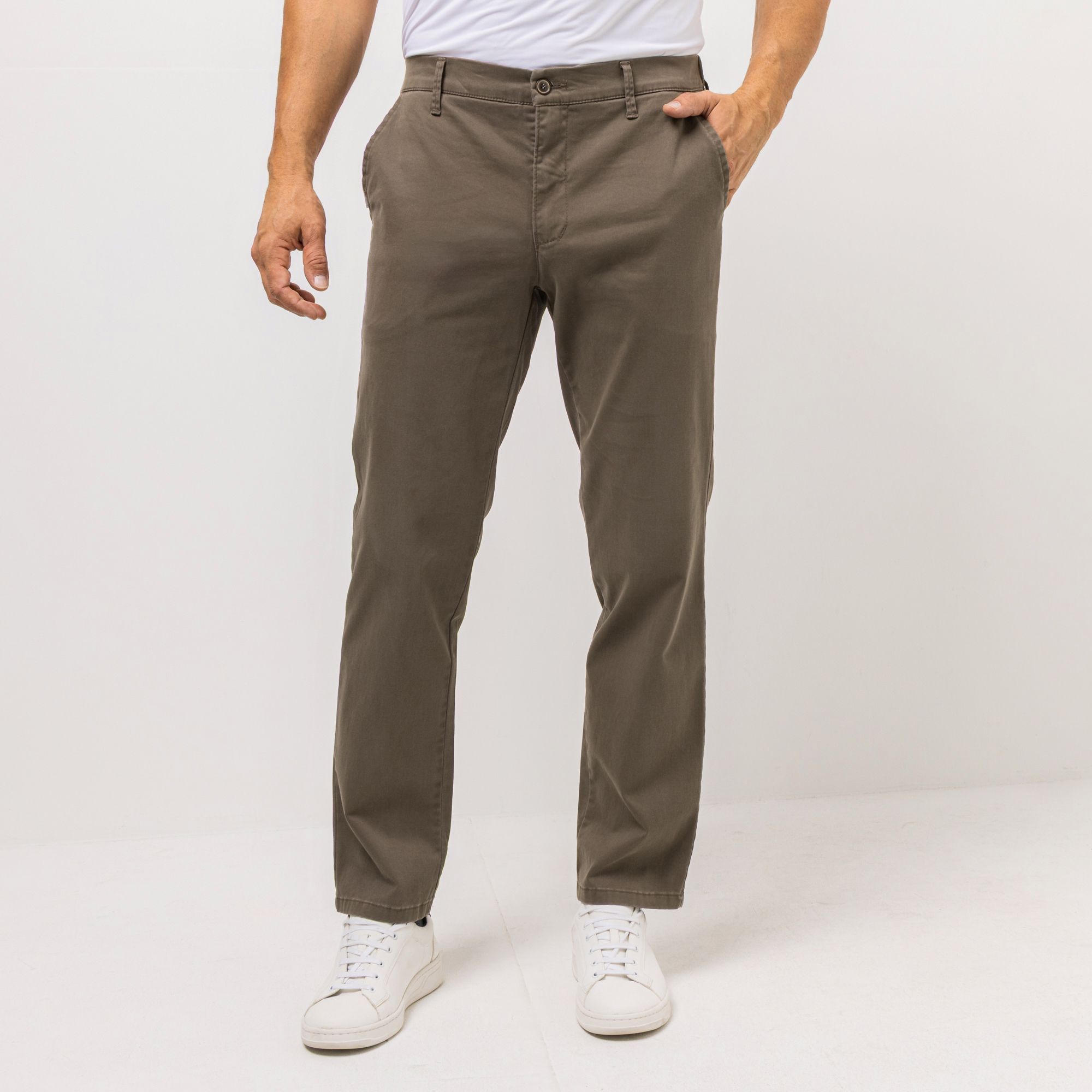 CLUB OF COMFORT® Herrenhose Foxx Chino-Style Raffbund High-Stretch