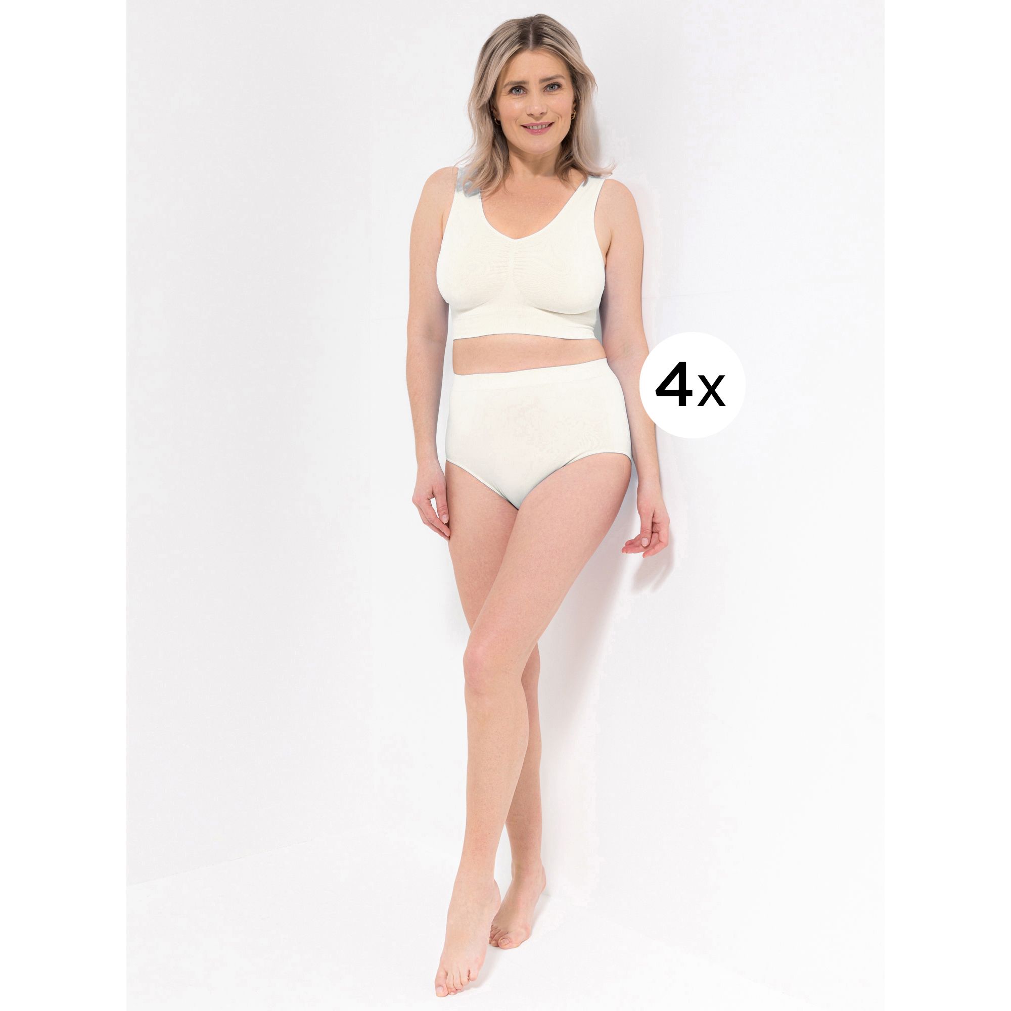 LITTLE ROSE 4 Maxislips Mikrofasermischung Seamless Basic-Style