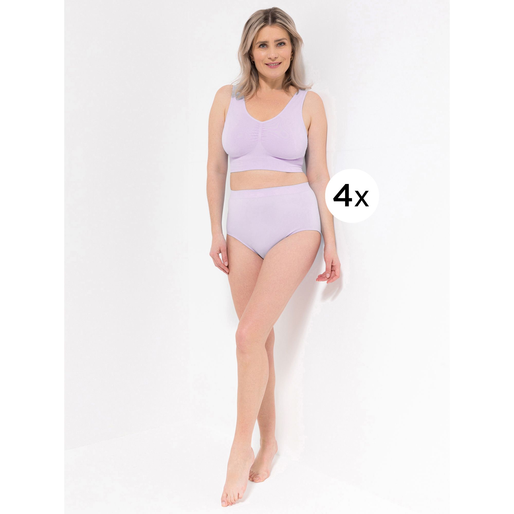 LITTLE ROSE 4 Maxislips Mikrofasermischung Seamless Basic-Style