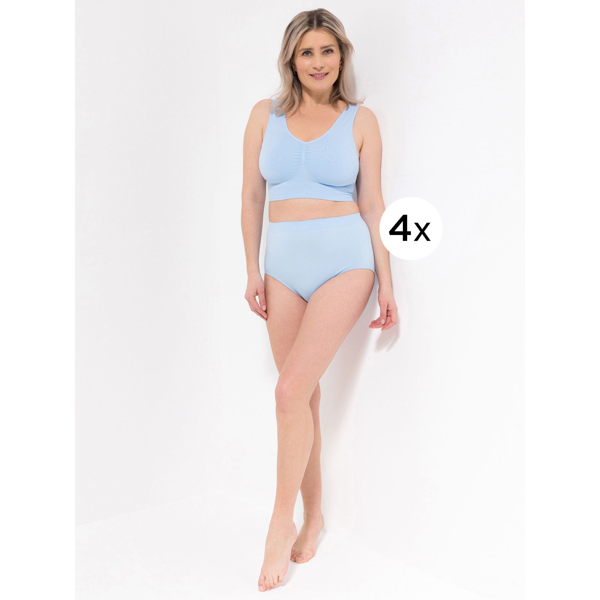 LITTLE ROSE 4 Maxislips Mikrofasermischung Seamless Basic-Style