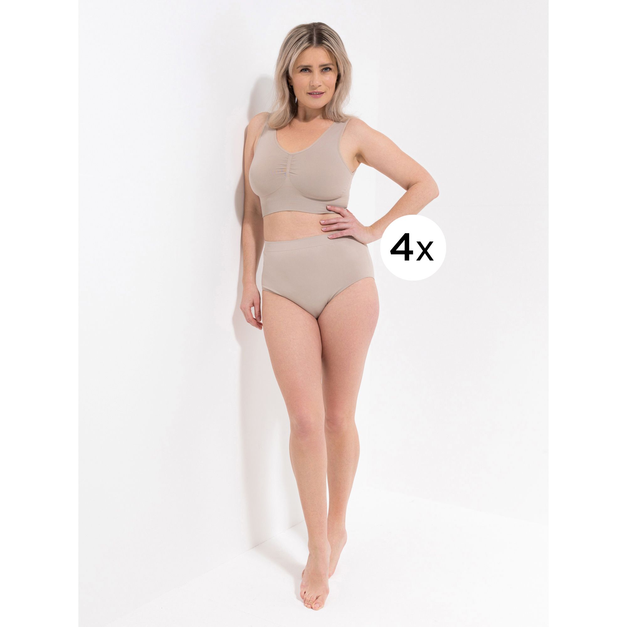 LITTLE ROSE 4 Maxislips Mikrofasermischung Seamless Basic-Style